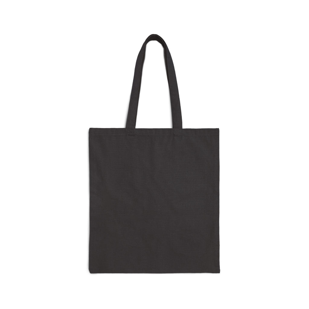 Camo Stripe Tote Bag — Green Camouflage Canvas Tote with Red Racing Stripe
