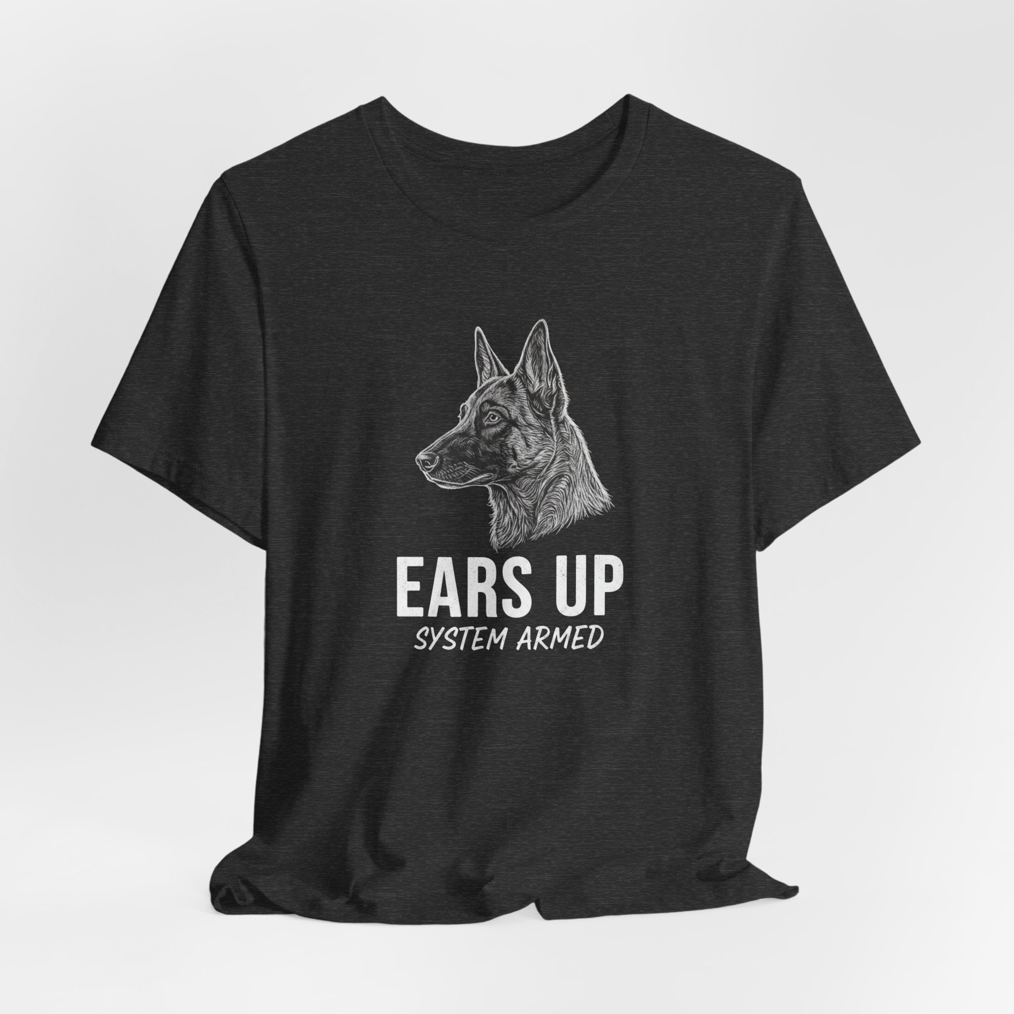 Belgian Malinios ears Up tee | Dog K9 Canine Shirt, Police K9 Design