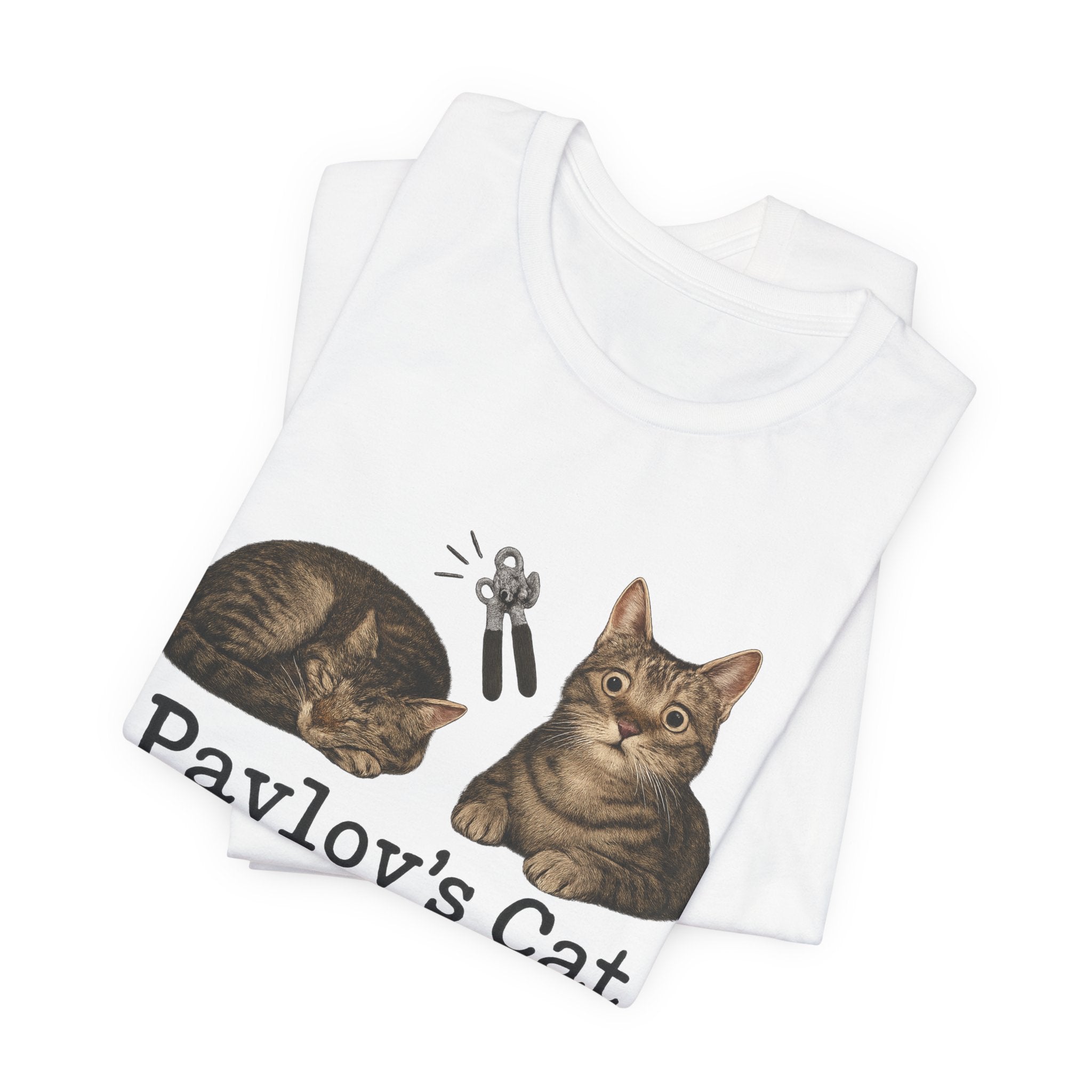 Pavlov's Cat T-Shirt — Funny Psychology Cat Tee for Animal Lovers