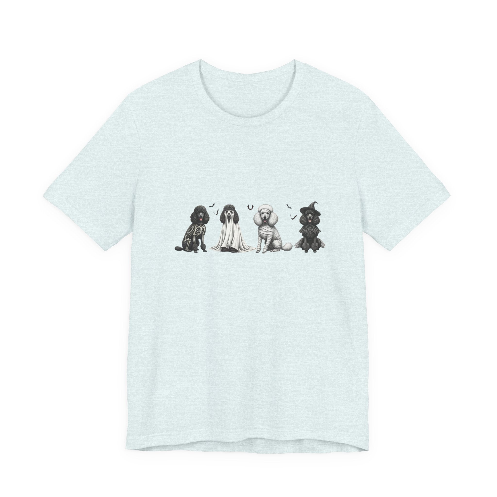 Poodle Halloween Shirt, Unisex Tee, Funny Dog Tshirt, Costume Top, Animal Lover Gift