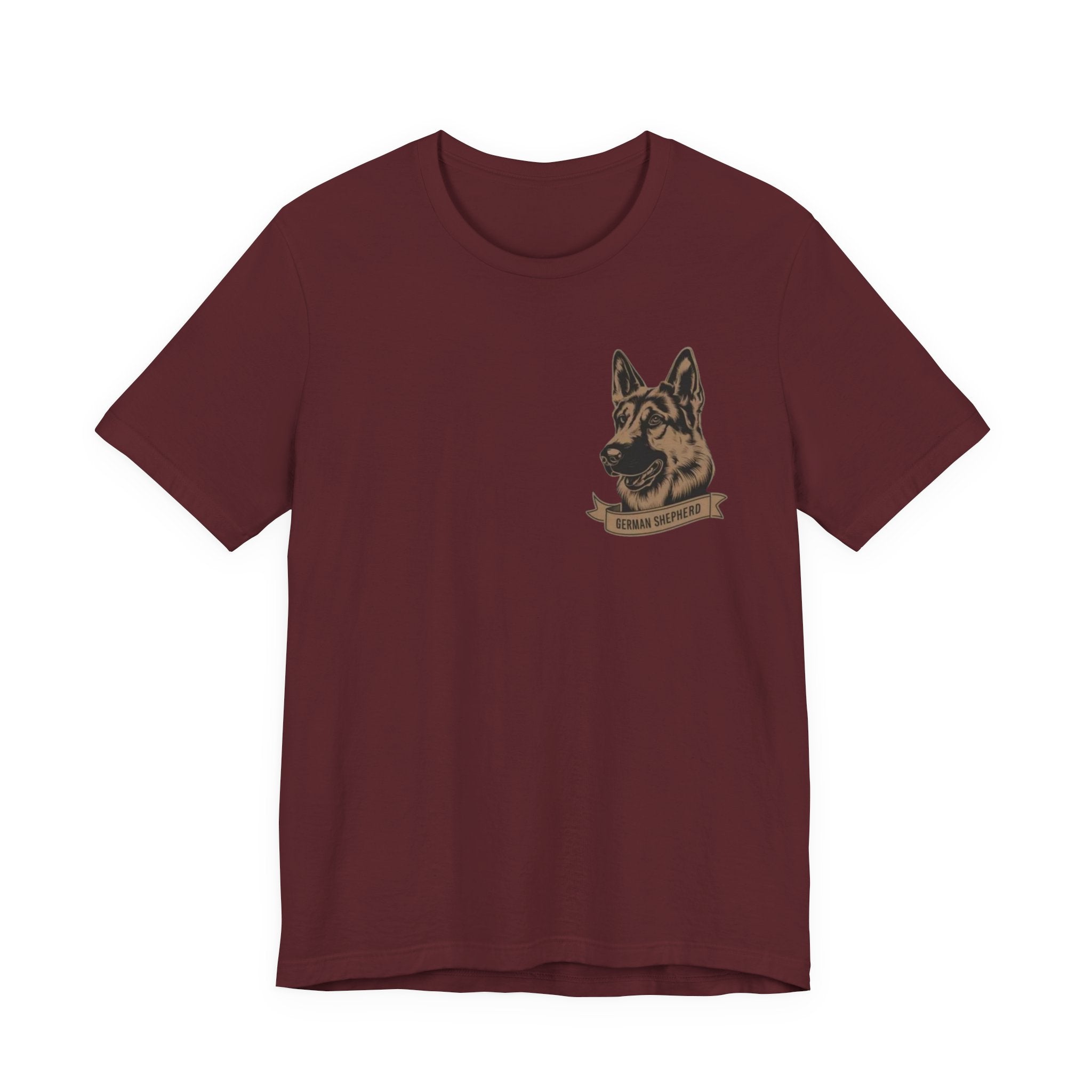German Shepherd Portrait Tee — "Best Friend" Vintage Dog T-Shirt