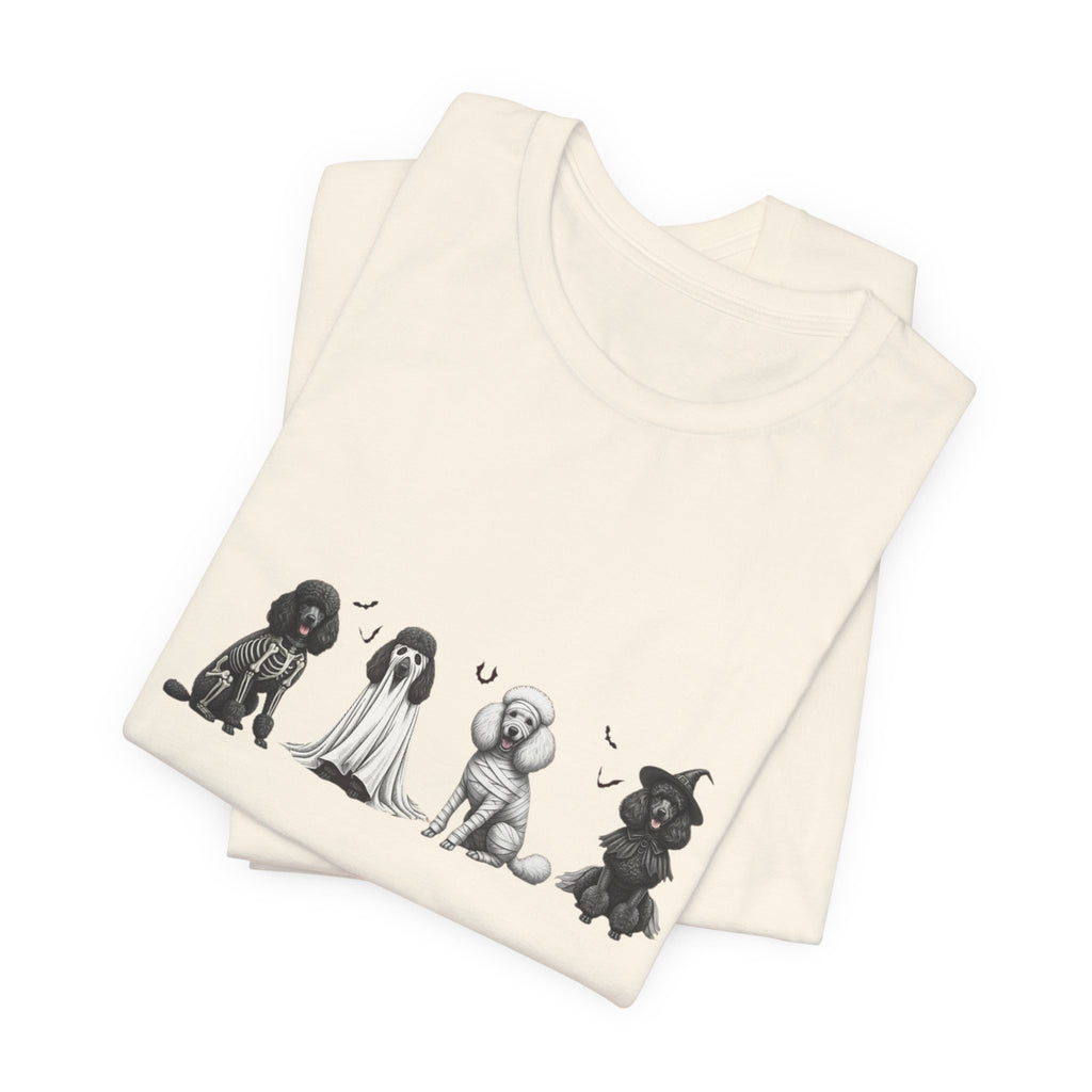 Poodle Halloween Shirt, Unisex Tee, Funny Dog Tshirt, Costume Top, Animal Lover Gift