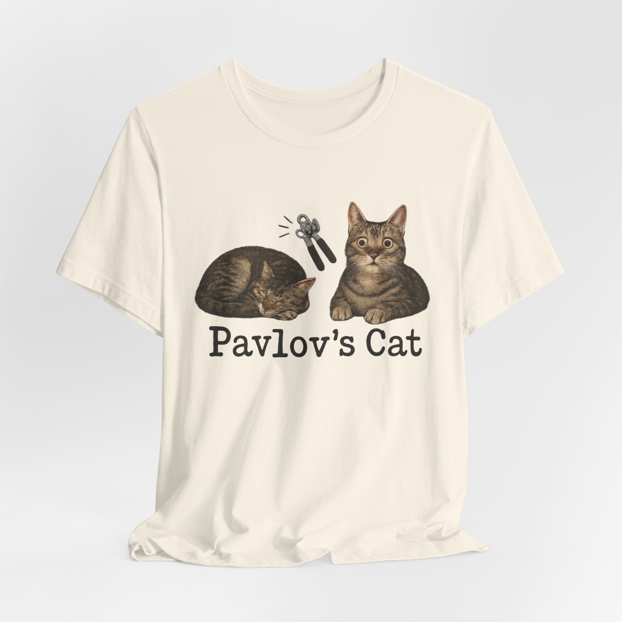 Pavlov's Cat T-Shirt — Funny Psychology Cat Tee for Animal Lovers