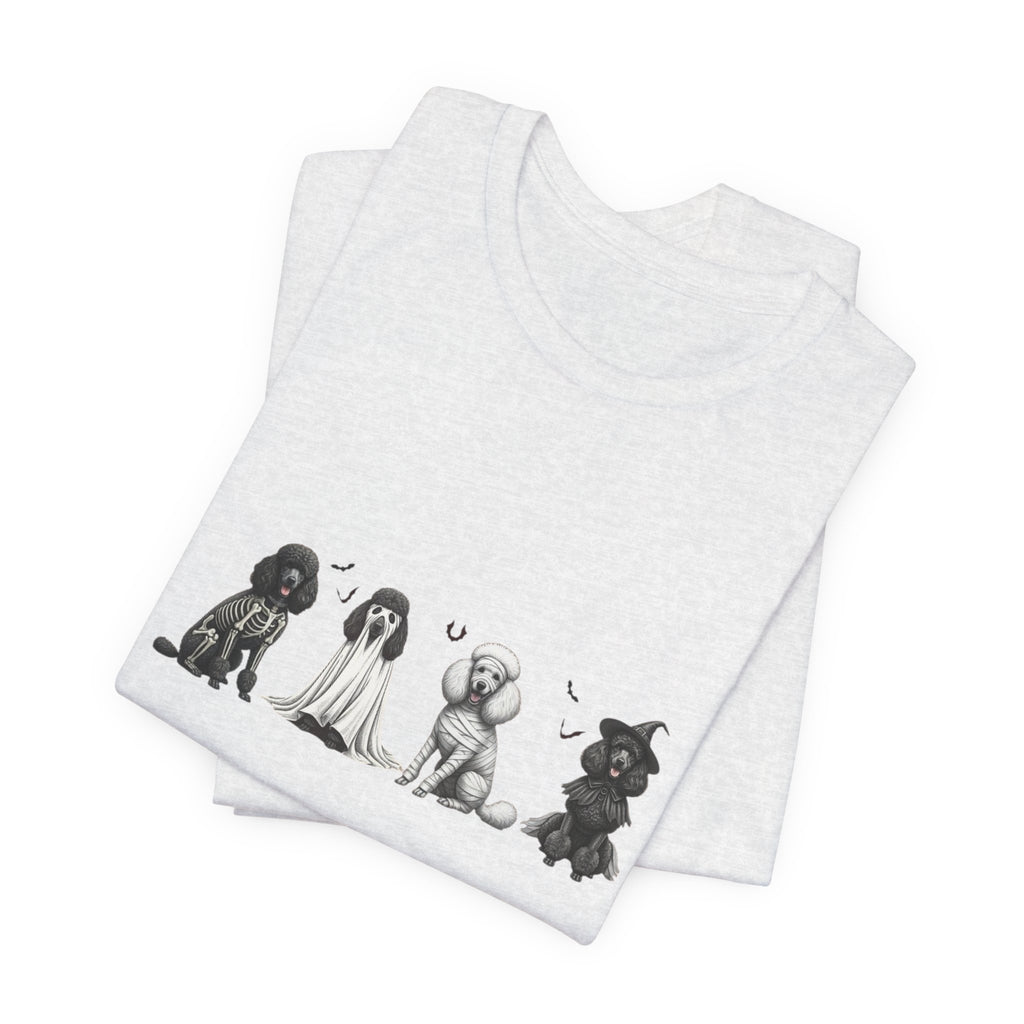 Poodle Halloween Shirt, Unisex Tee, Funny Dog Tshirt, Costume Top, Animal Lover Gift