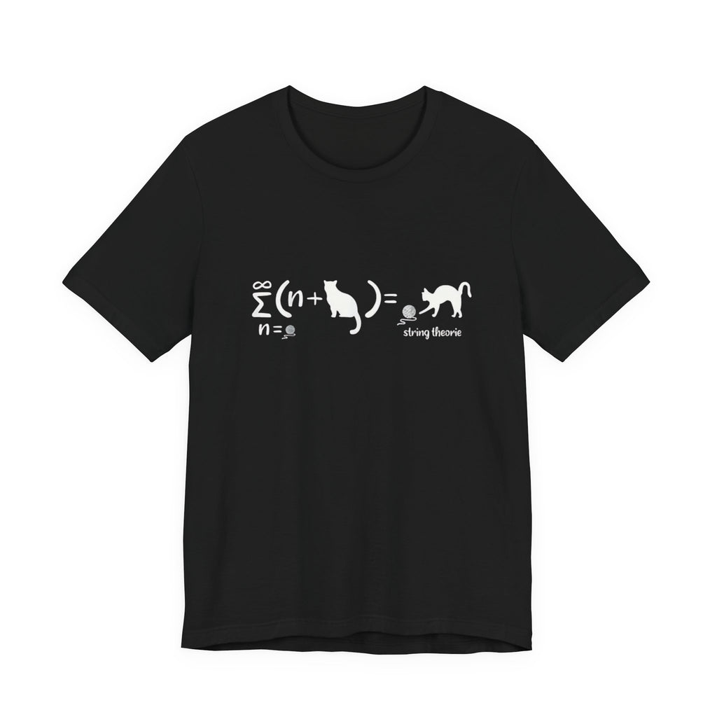 Cat String Theory T-Shirt | Math Physics Humor Tee