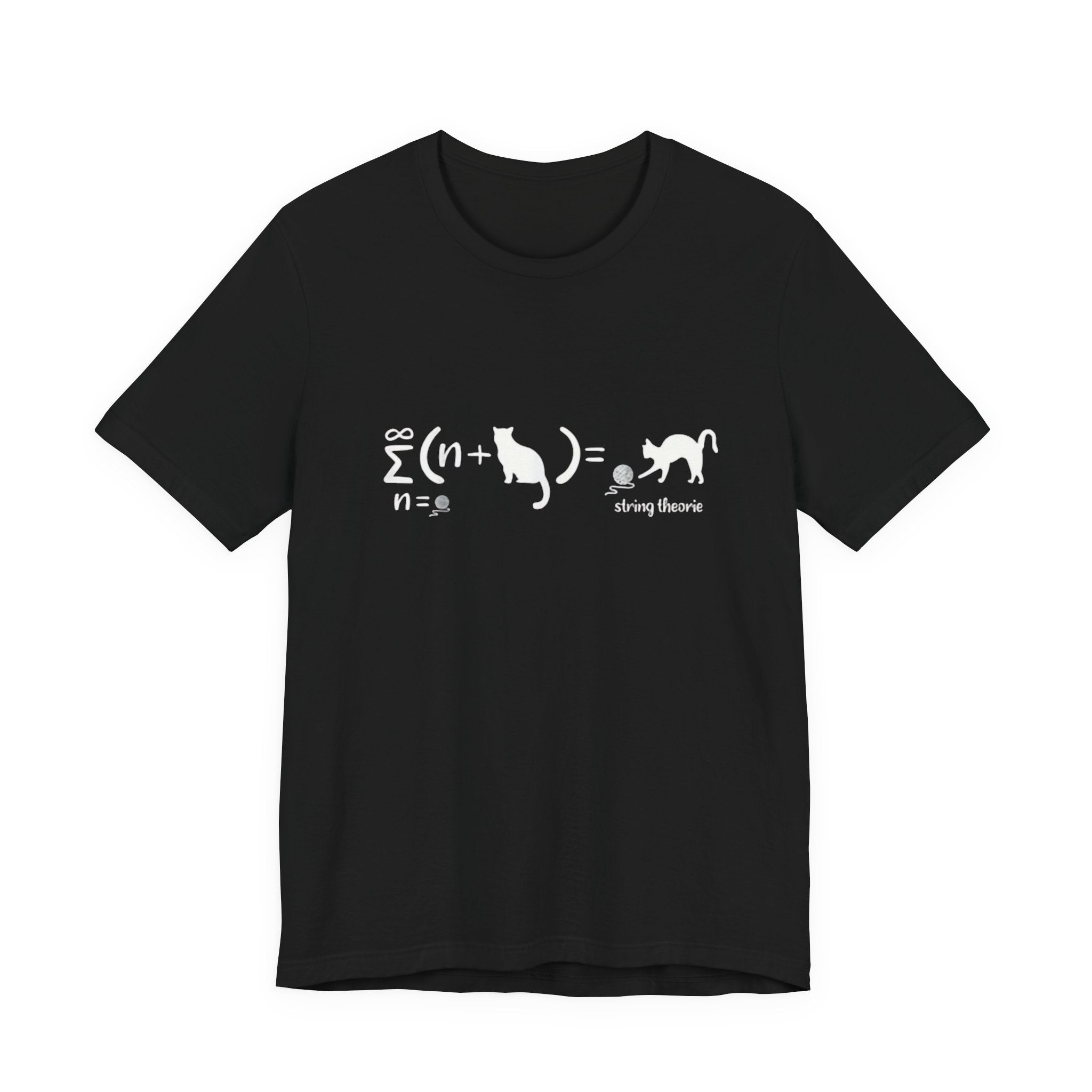 Cat String Theory T-Shirt | Math Physics Humor Tee