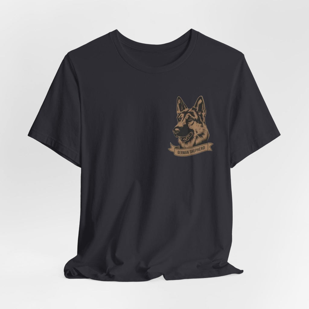 German Shepherd Portrait Tee — "Best Friend" Vintage Dog T-Shirt