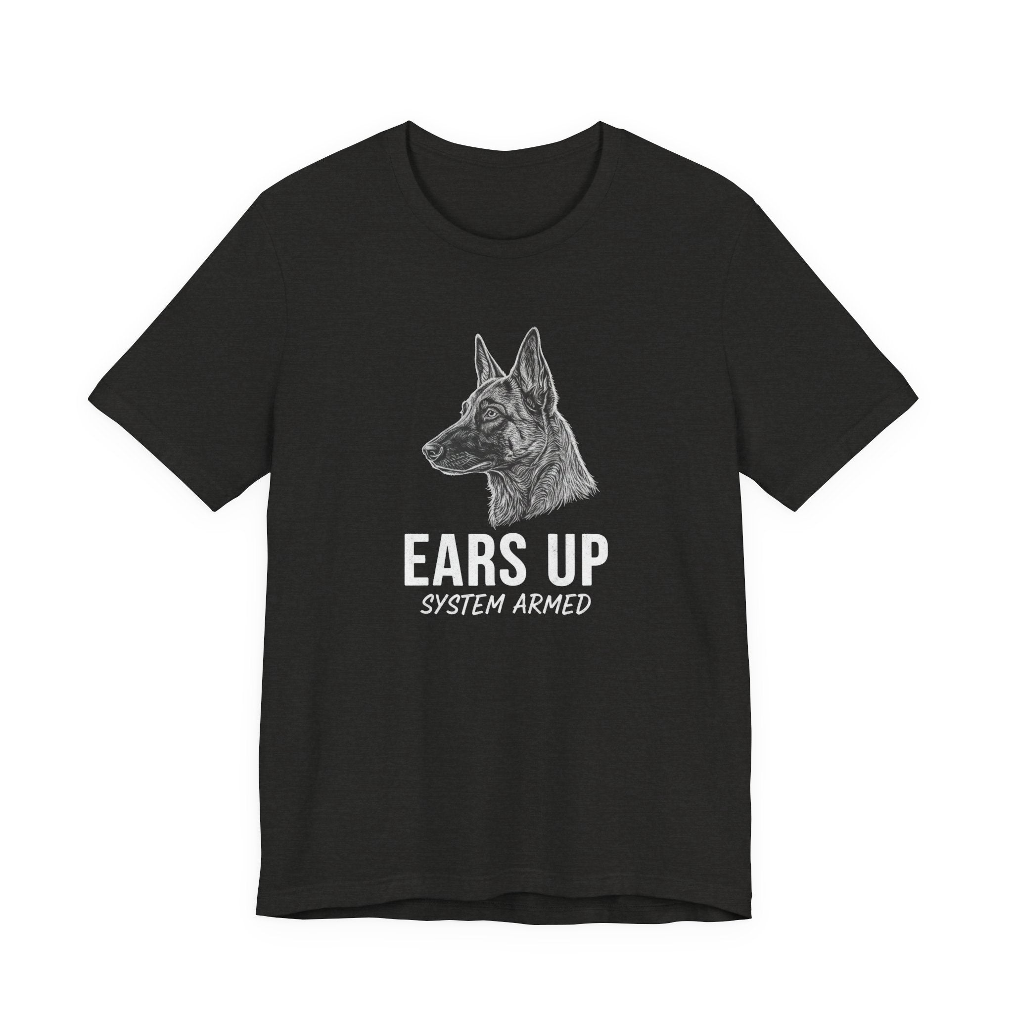 Belgian Malinios ears Up tee | Dog K9 Canine Shirt, Police K9 Design