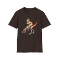 Funny Cat Cowboy T-Shirt — Retro Riding Tyrannosaurus Graphic Tee