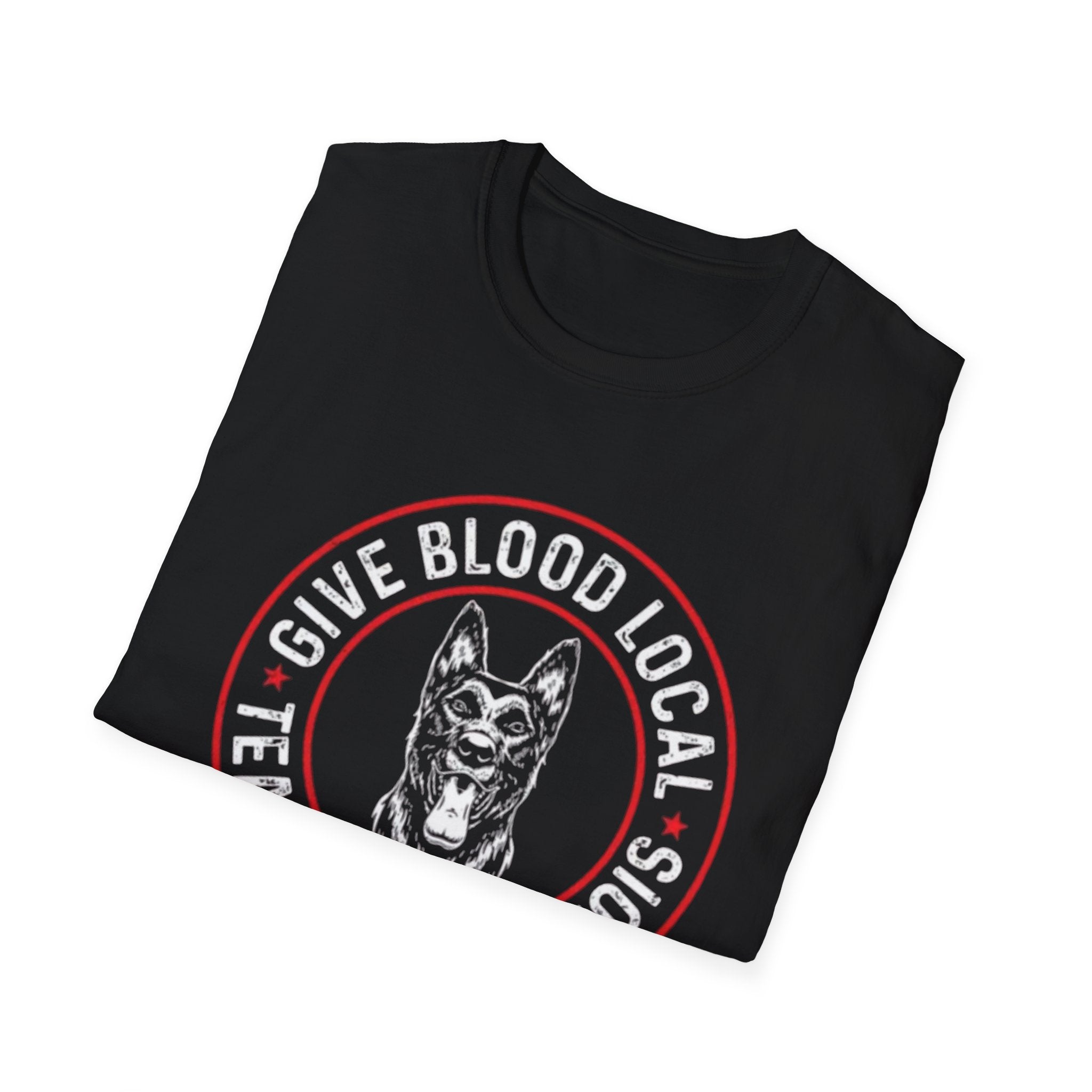 Belgian Malinios Tee, Blood Local Tease My Malinois T-Shirt | Malinois Dog Circle Logo