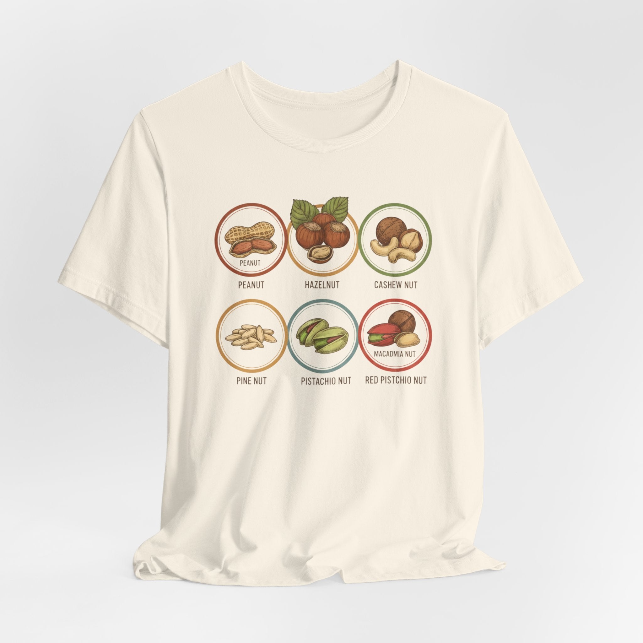 Tree Nut Food Icons T-Shirt | Funny tree nut shirt, Best in show tee, Illustrations