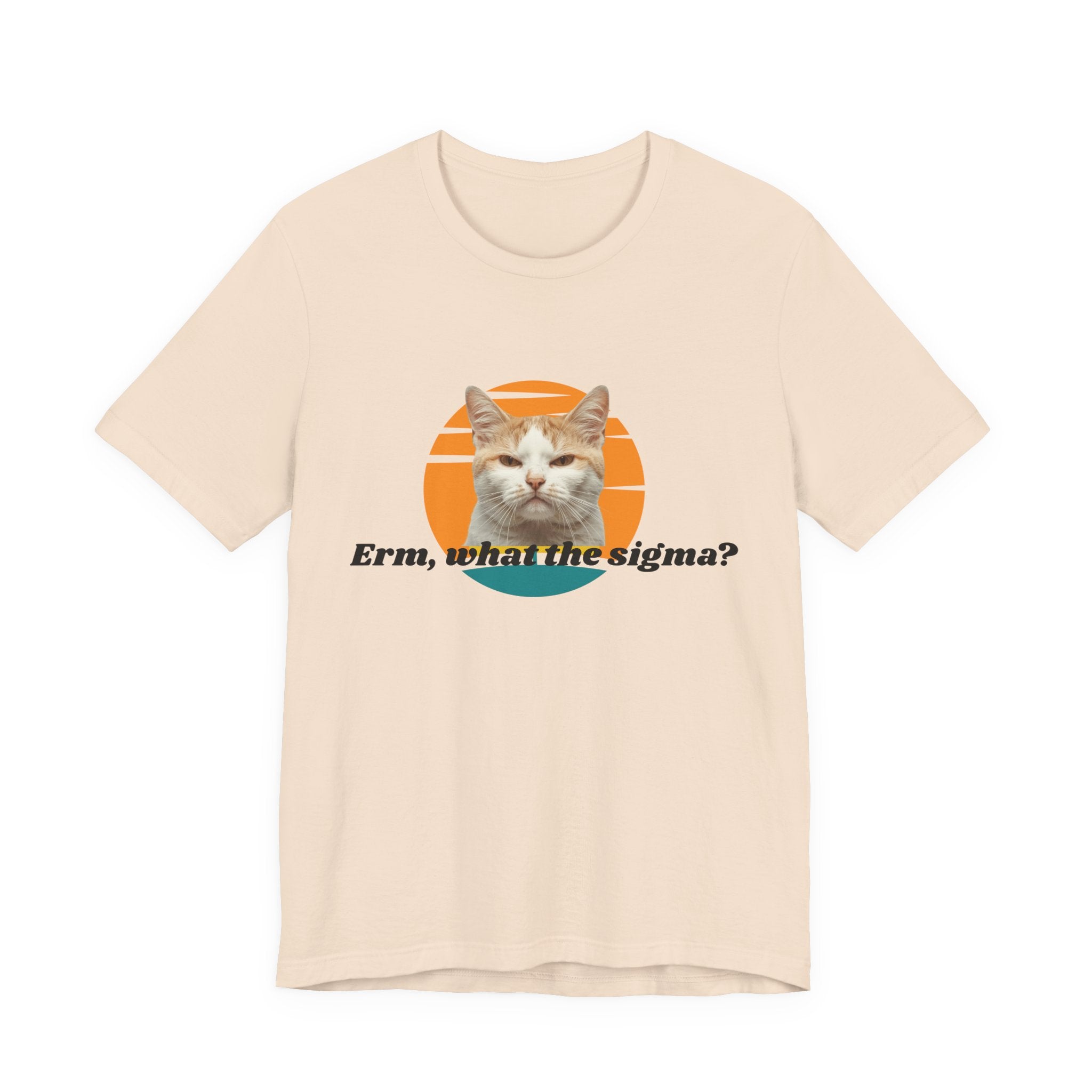 Grumpy Cat Sunset Graphic Tee | "Erm, what the sigma?" Text