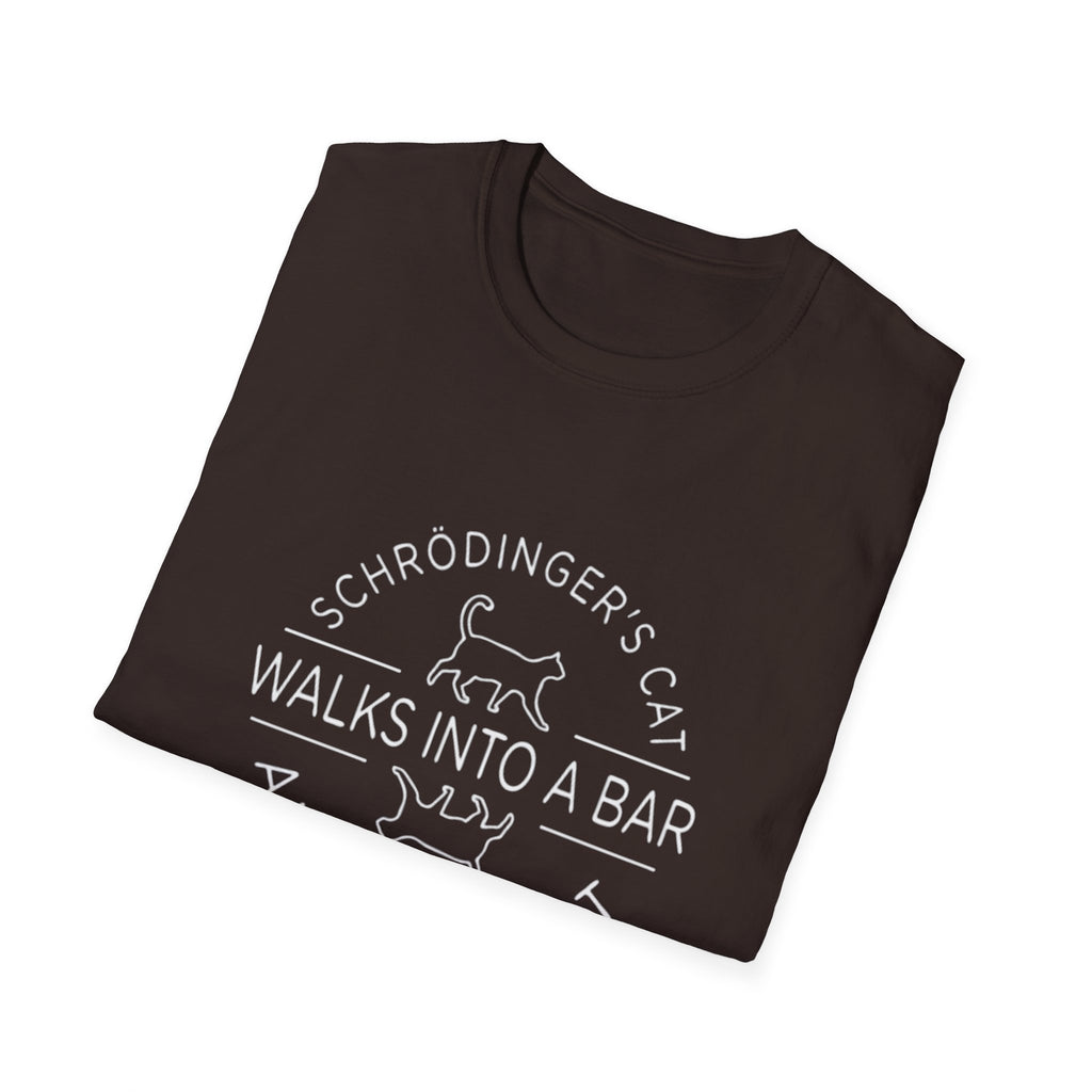 Schrodinger's Cat Science Tee, T-Shirt | Funny Cat Physics Shirt