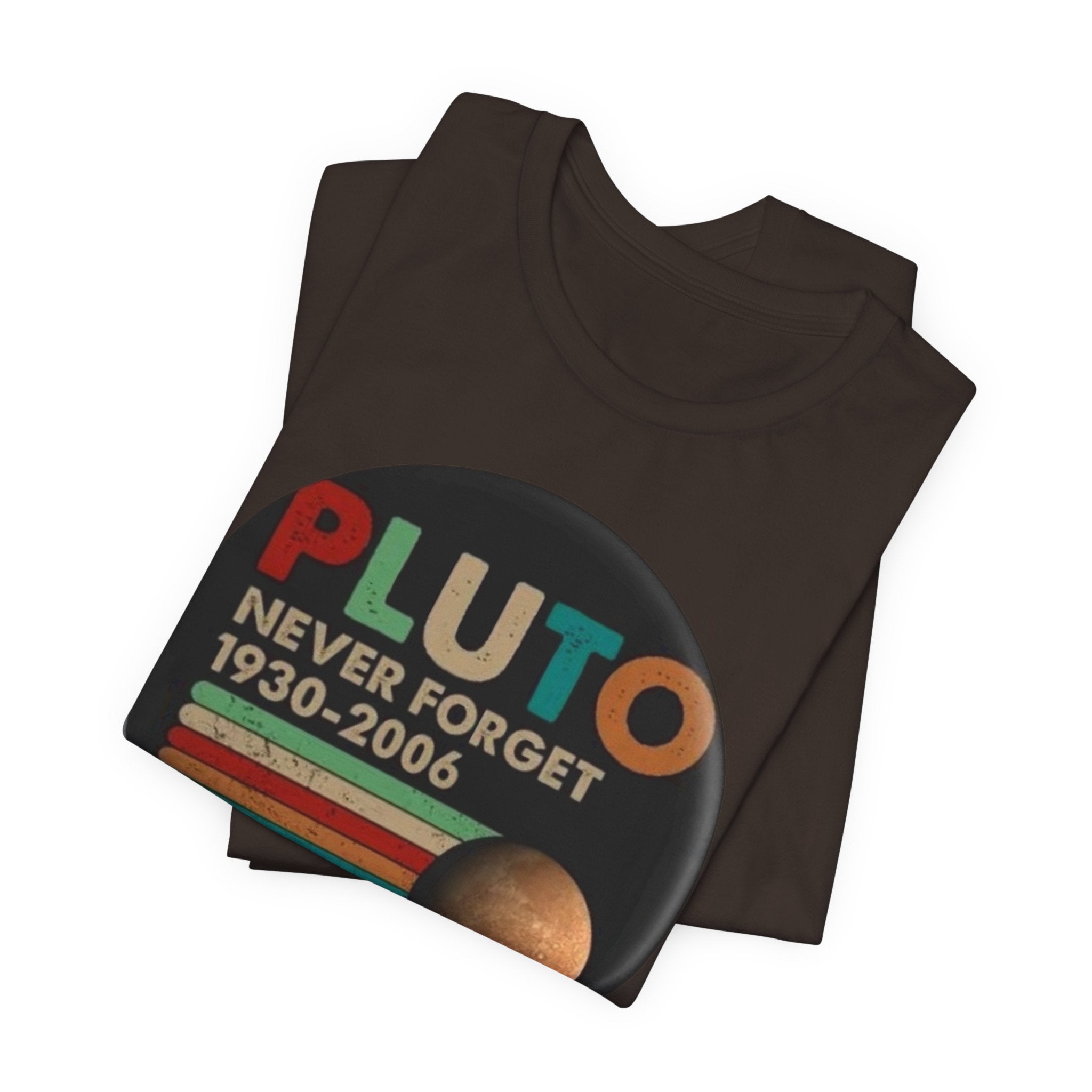 Pluto Never Forget 1930-2006 Tee | Planet Retro Astronomy Tee