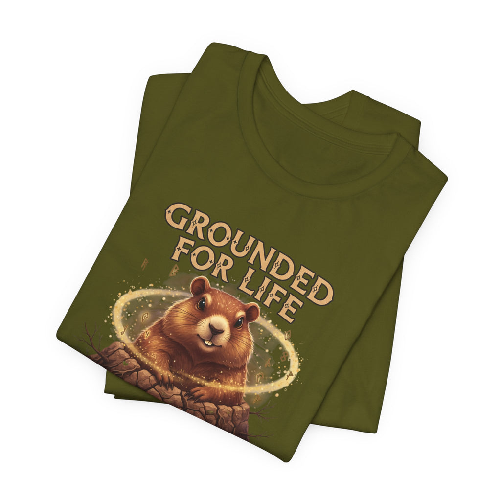 Grounded For Life Groundhog  tee | groundhog illustration shirtstration
