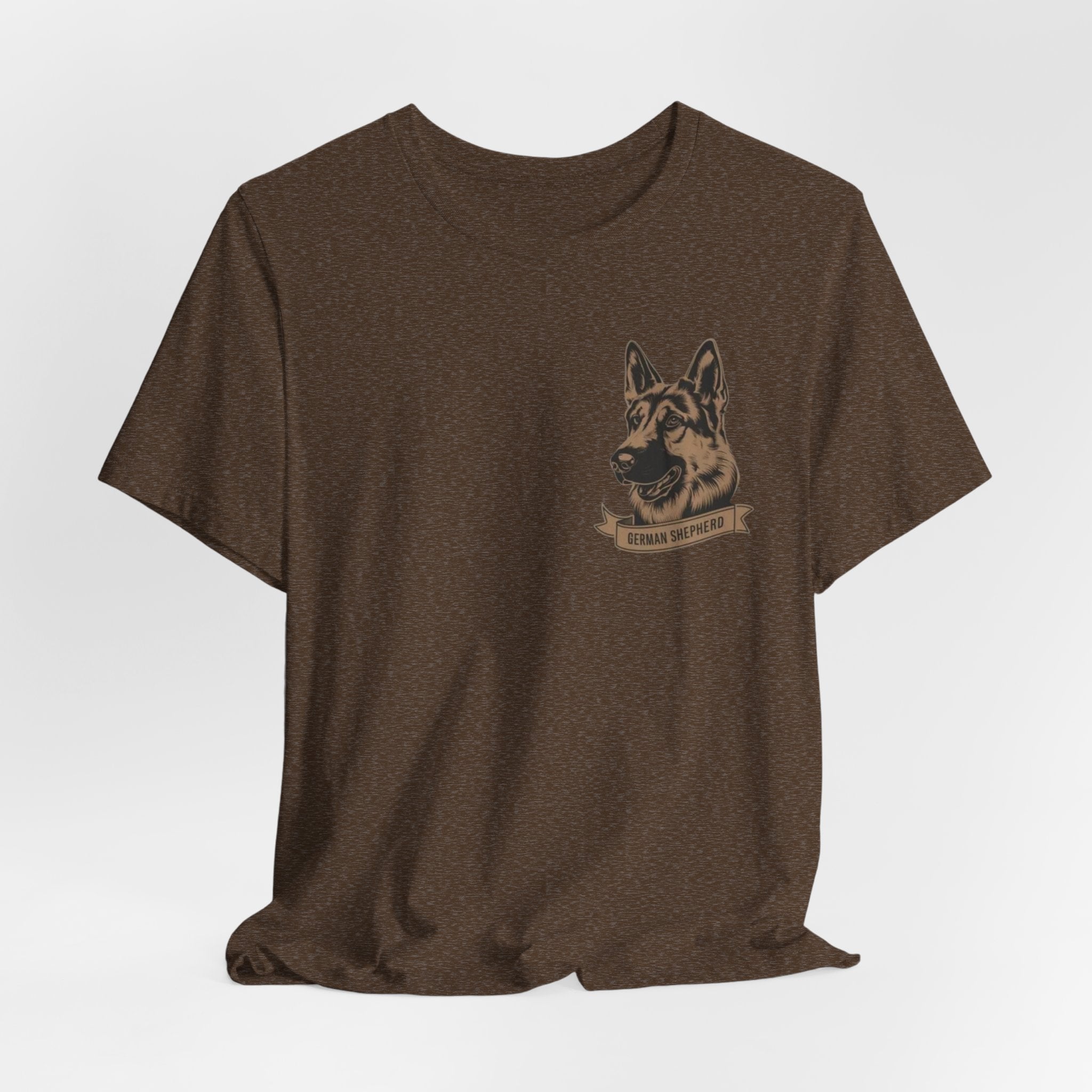 German Shepherd Portrait Tee — "Best Friend" Vintage Dog T-Shirt