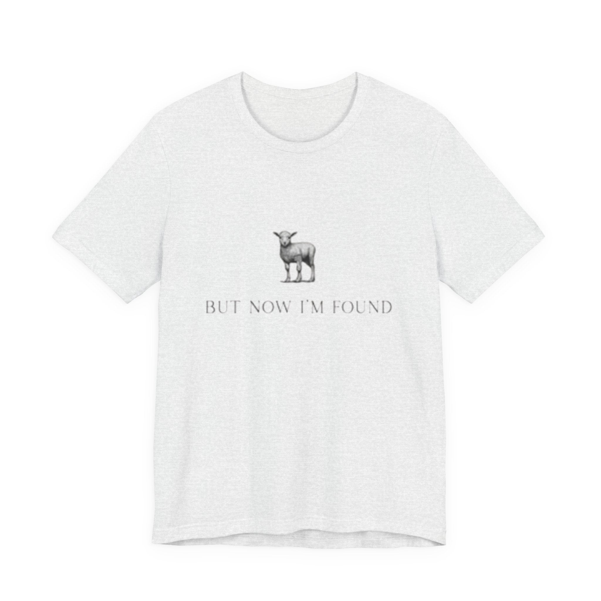 Lamb Illustration with "But Now I'm Found" Tee | christian tee, Jesus shirt, Spiritual shirt,