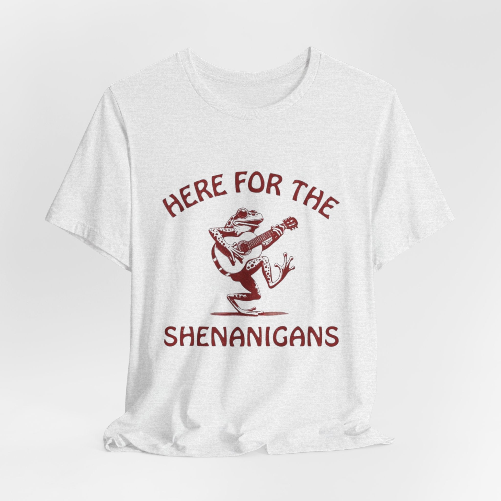 Here for the Shenanigans Unisex Tee | Fun Casual T-Shirt for Friends, Gift for Party Lovers, Music Event Apparel, Playful Outfit, [...]