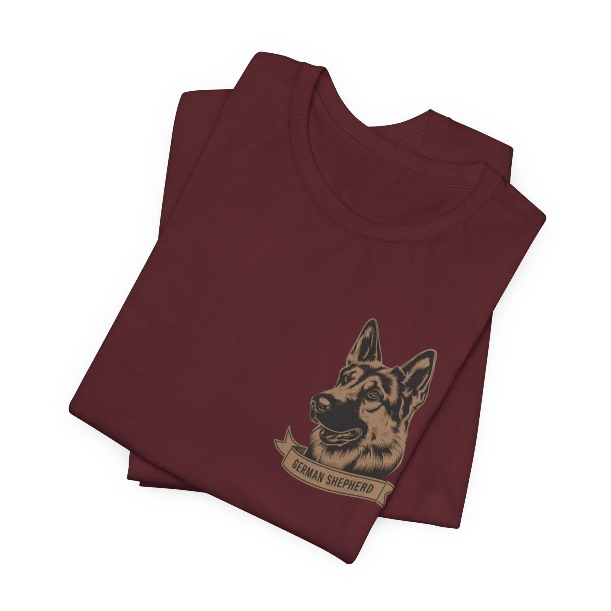German Shepherd Portrait Tee — "Best Friend" Vintage Dog T-Shirt