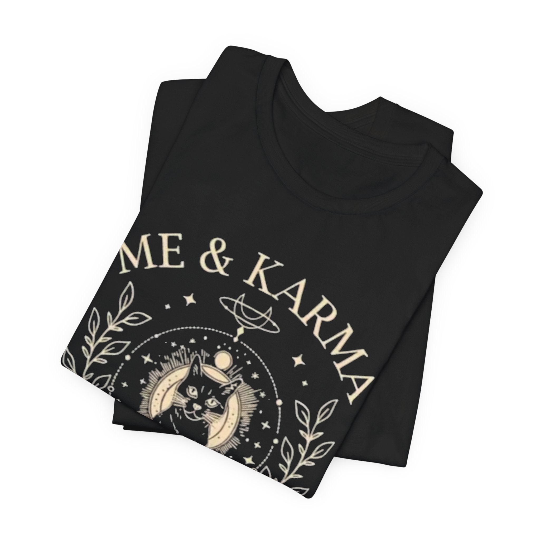 Karma Vibes Tee, Spiritual T-Shirt, Boho Shirt, Yoga Apparel, Gift for Her, Casual Fashion