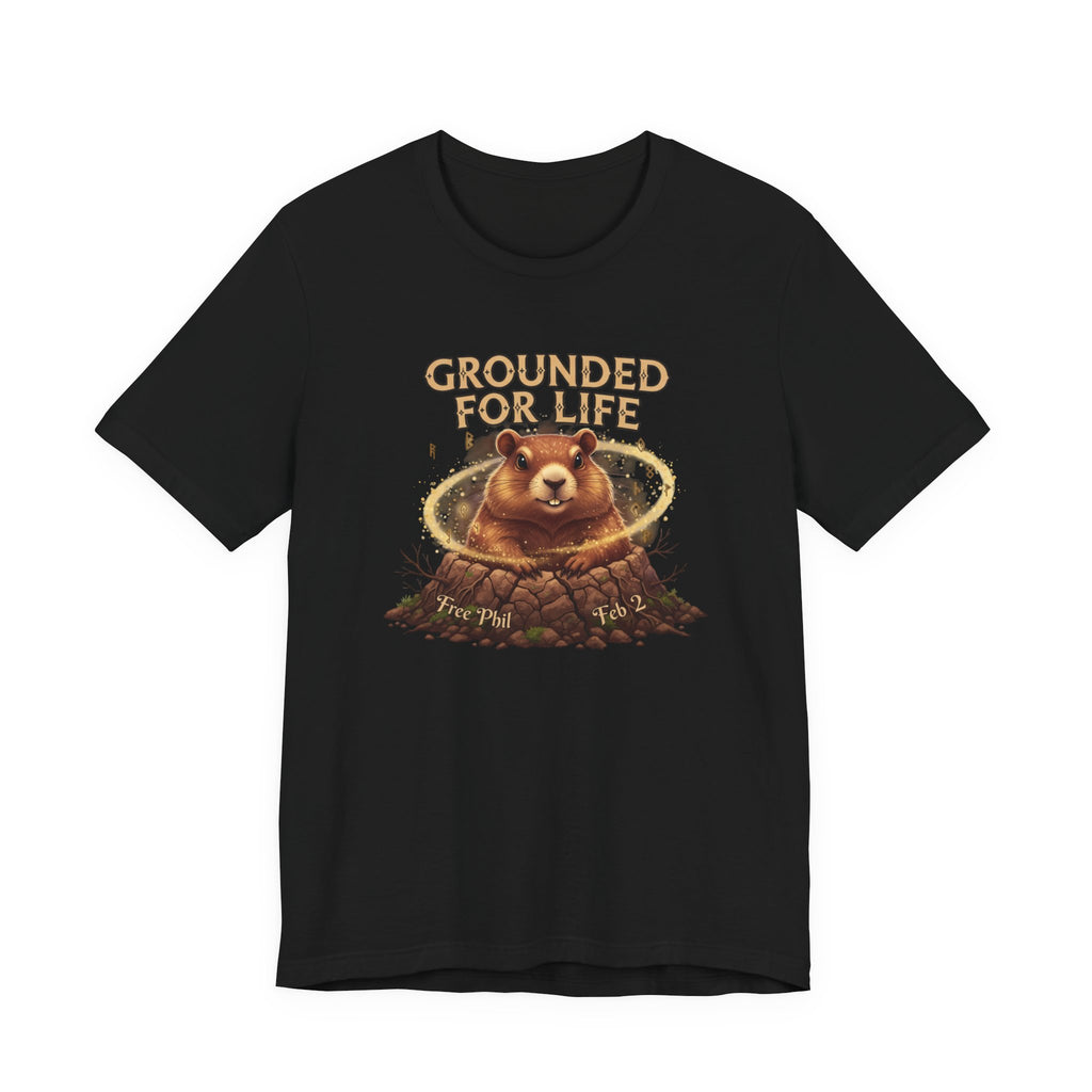 Grounded For Life Groundhog  tee | groundhog illustration shirtstration