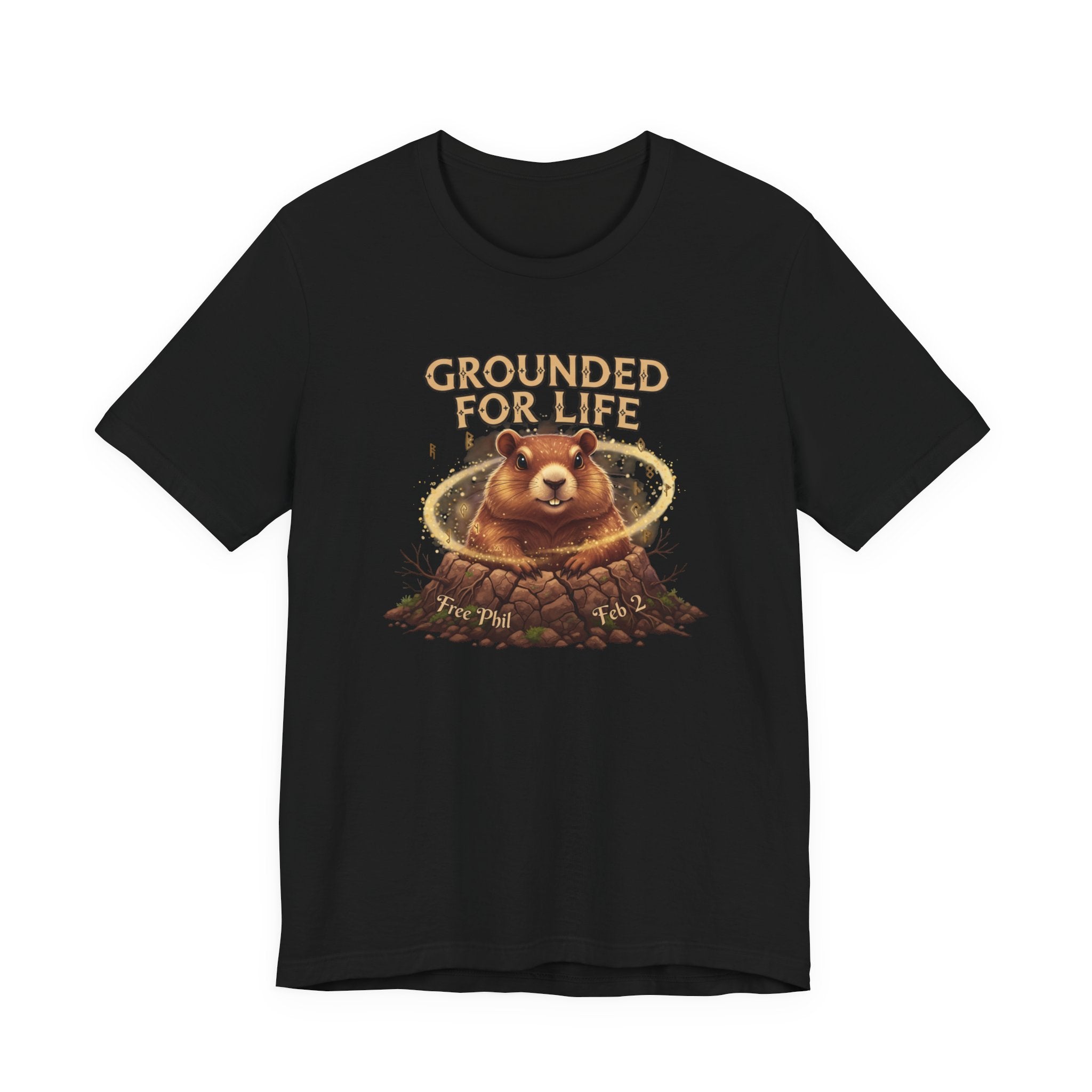 Grounded For Life Groundhog  tee | groundhog illustration shirtstration