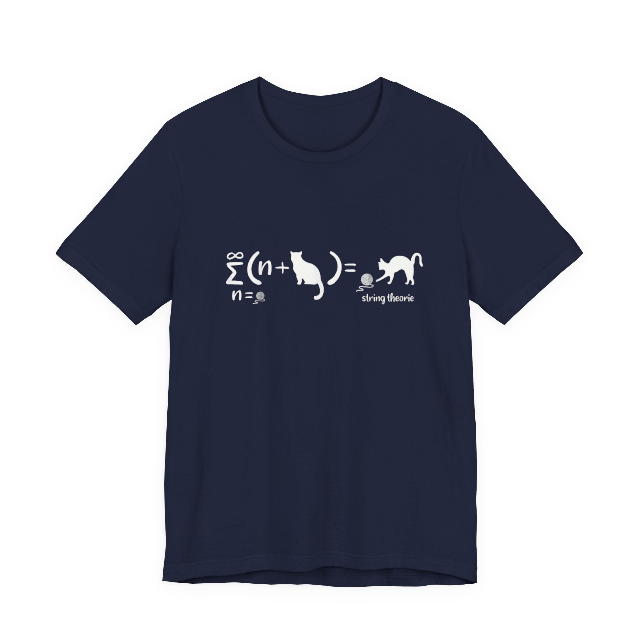 Cat String Theory T-Shirt | Math Physics Humor Tee