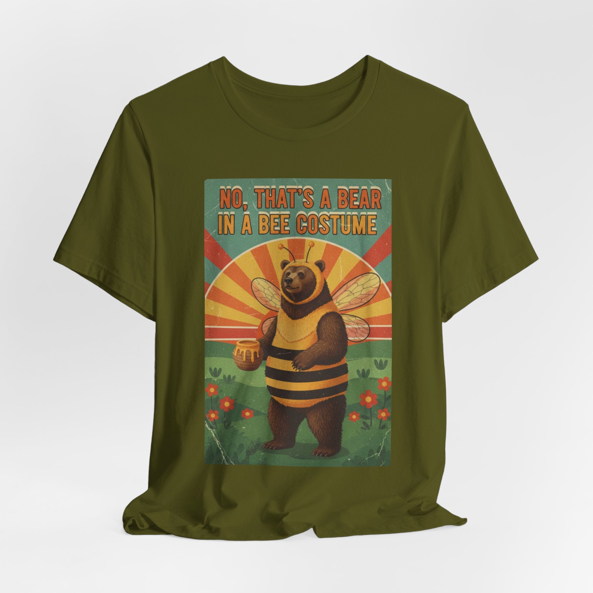 Bear in a Bee Costume T-Shirt | Vintage Bear Bee Illustration,  Best in show tee