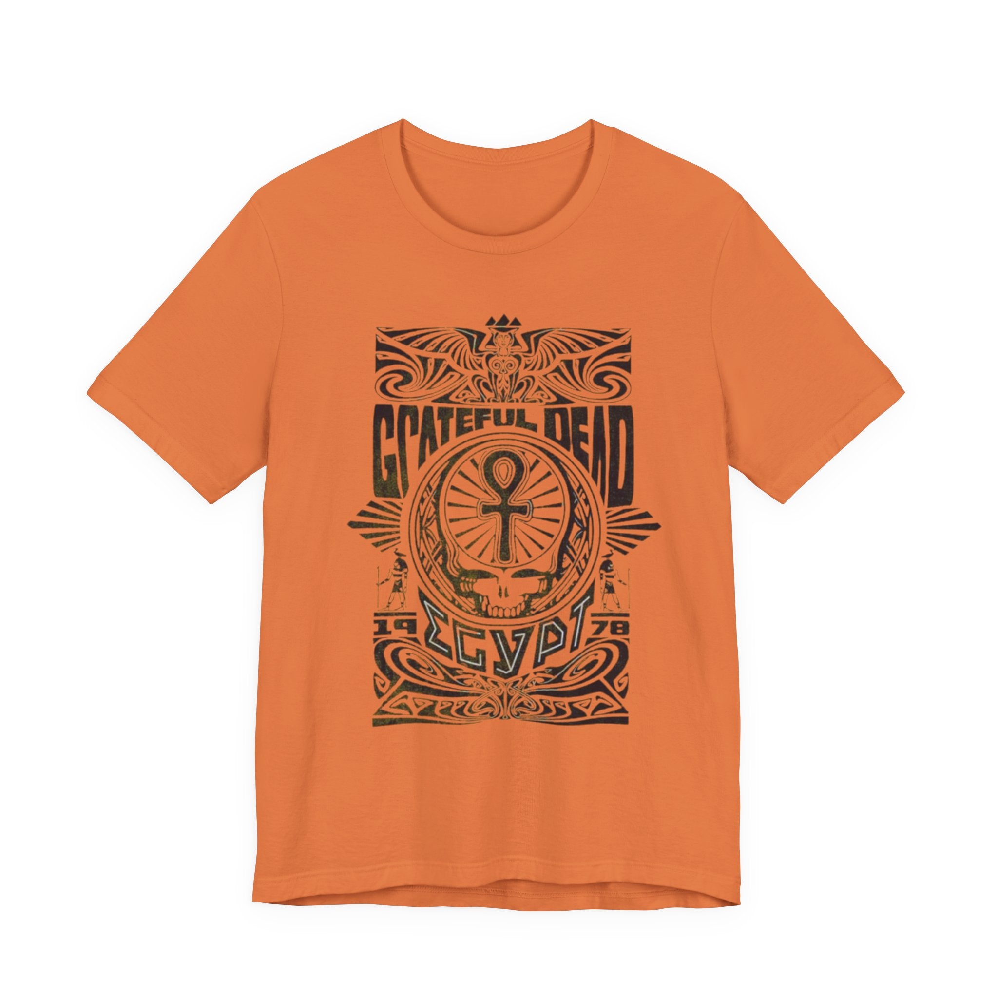 Grateful Dead Skull Ankh Graphic Tee | Vintage Band Poster Style