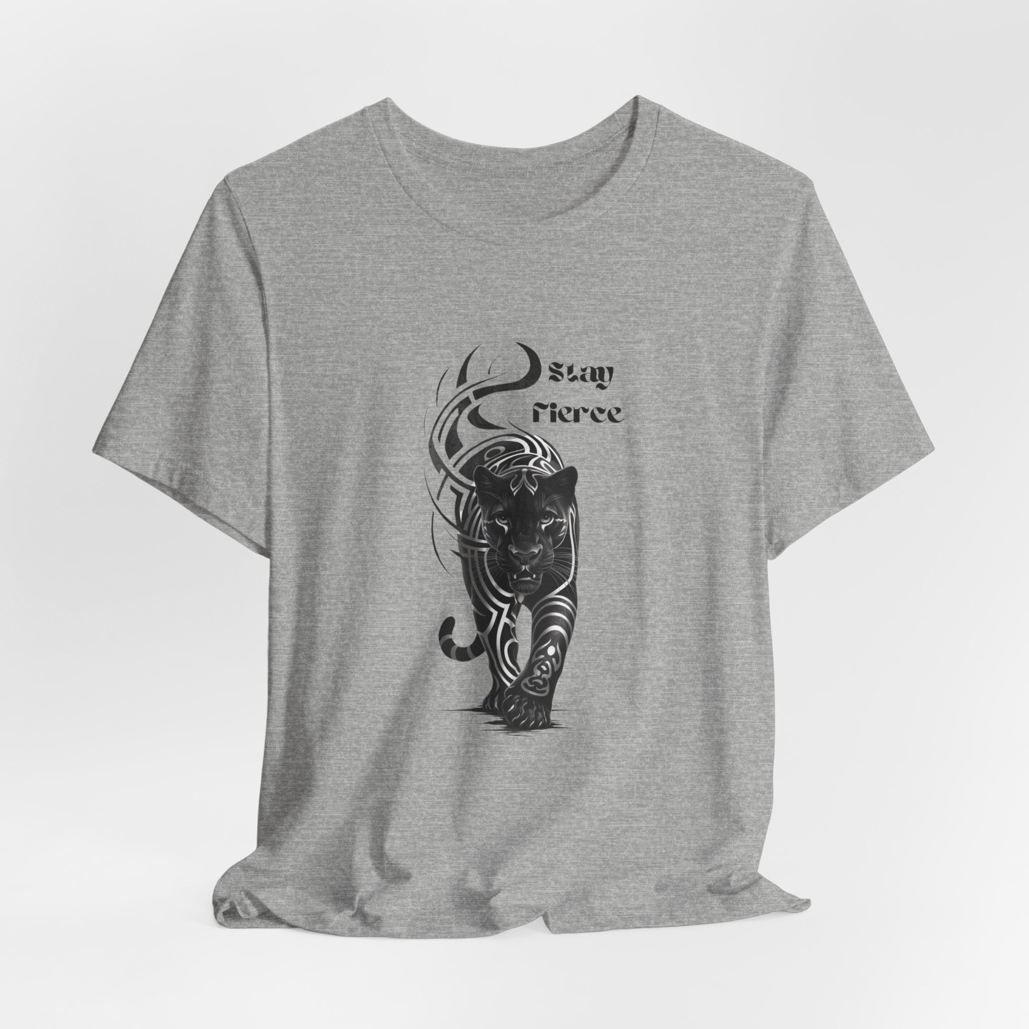 Stay fierce, Black Panther Motivational Inspirational  Bella Canvas soft Unisex Jersey Short Sleeve Tee
