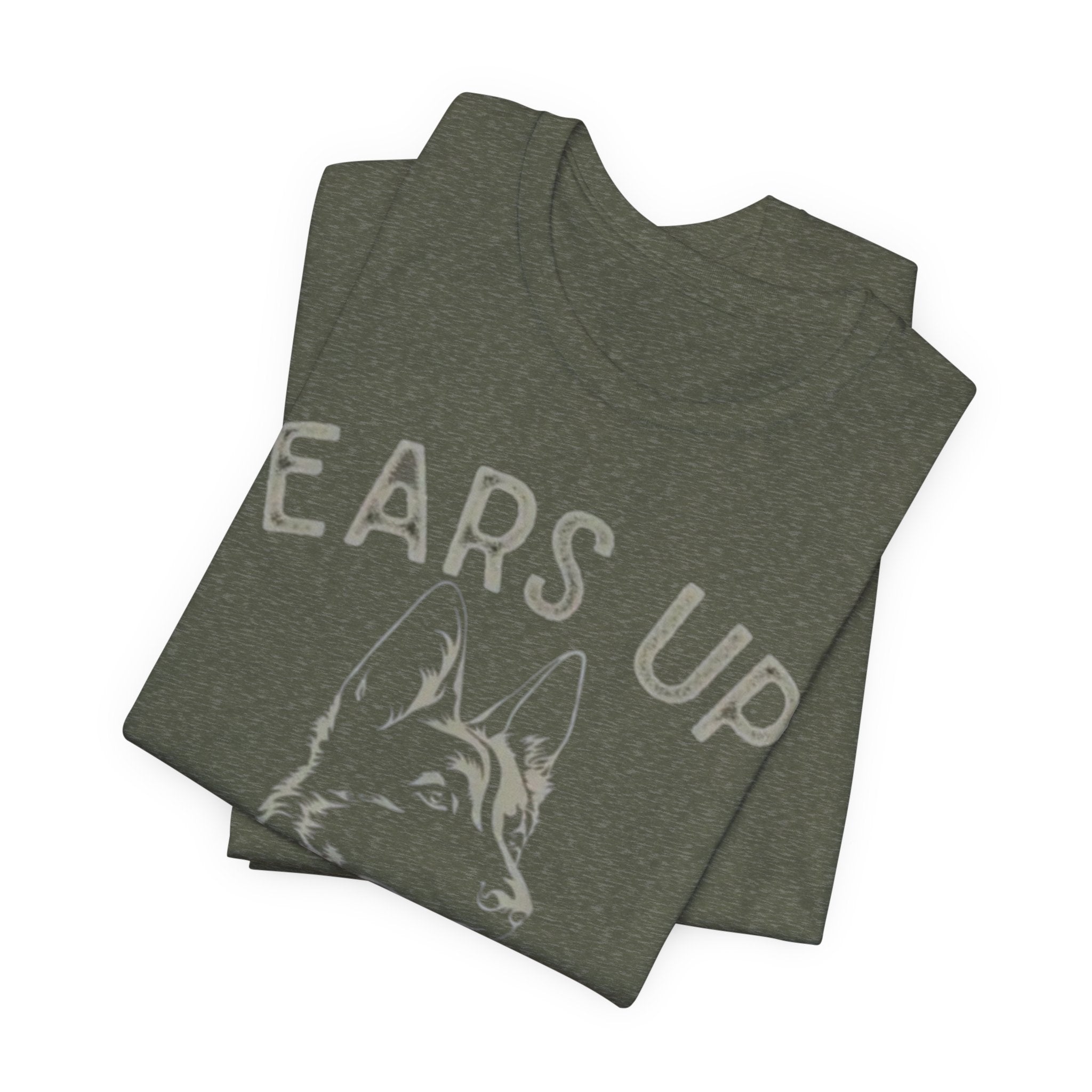 German Shepherd  Ears Up K9 Graphic Tee — "System Armed" German Shepherd Dog Shirt