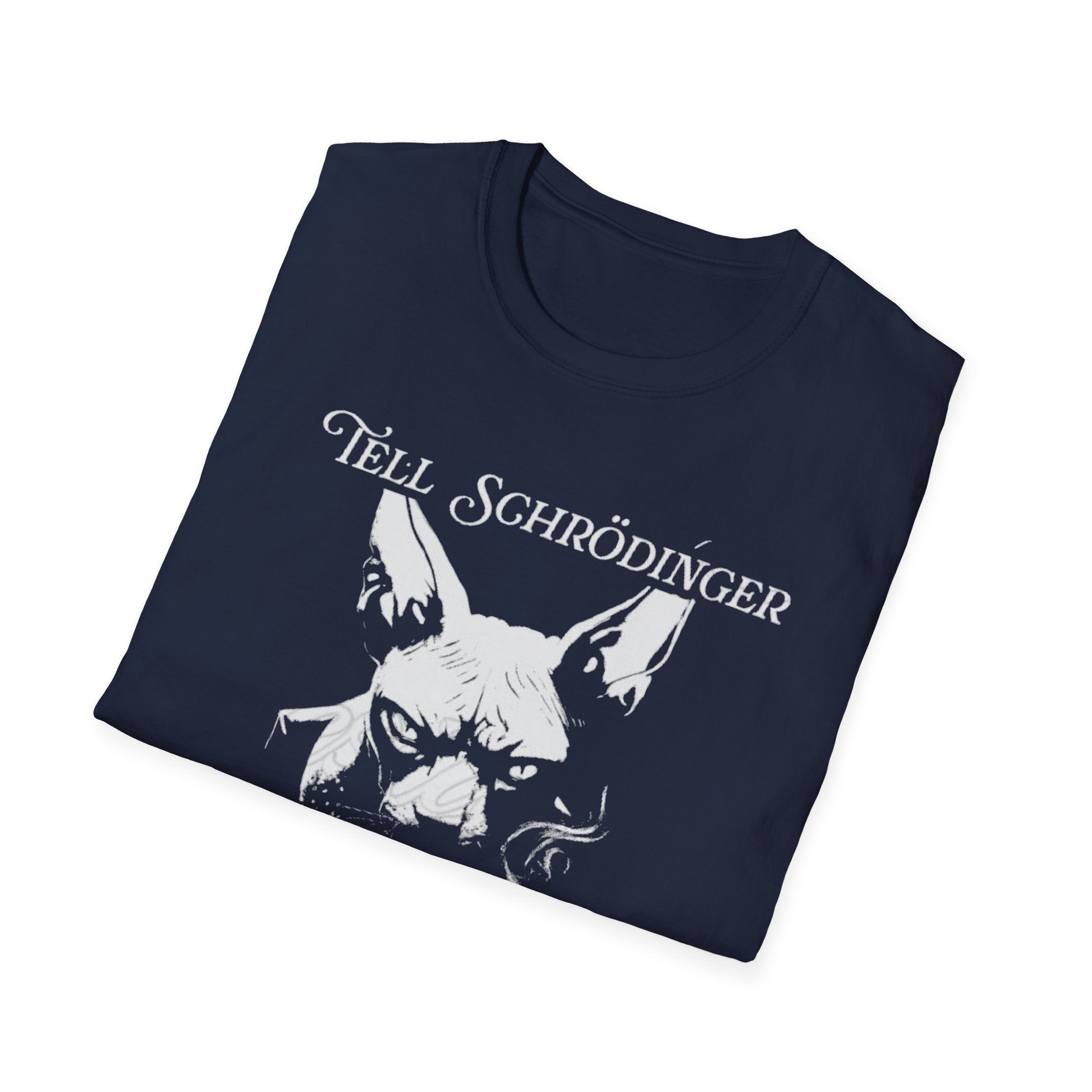 Tell Schrödinger I Survived Cat Graphic Tee