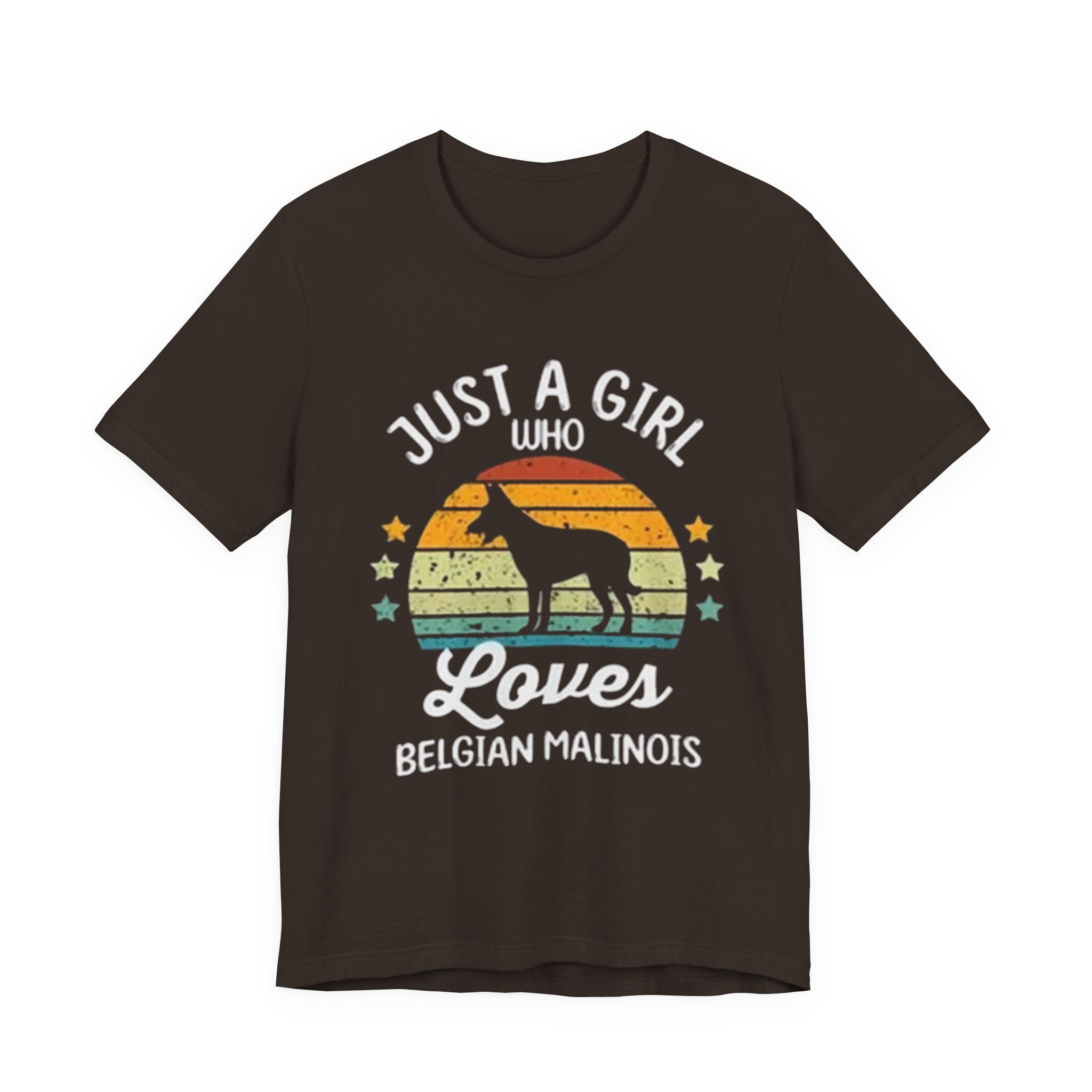 Just a Girl Who Loves Belgian Malinois T-Shirt | Dog Lover Tee