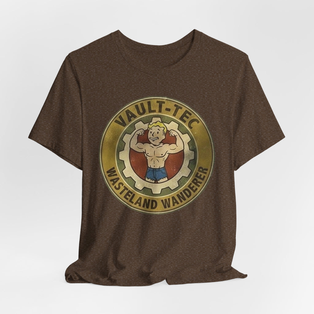 Wasteland Wanderer Tee — Vault‑Tec Retro Gaming T‑Shirt, Fallout Tee
