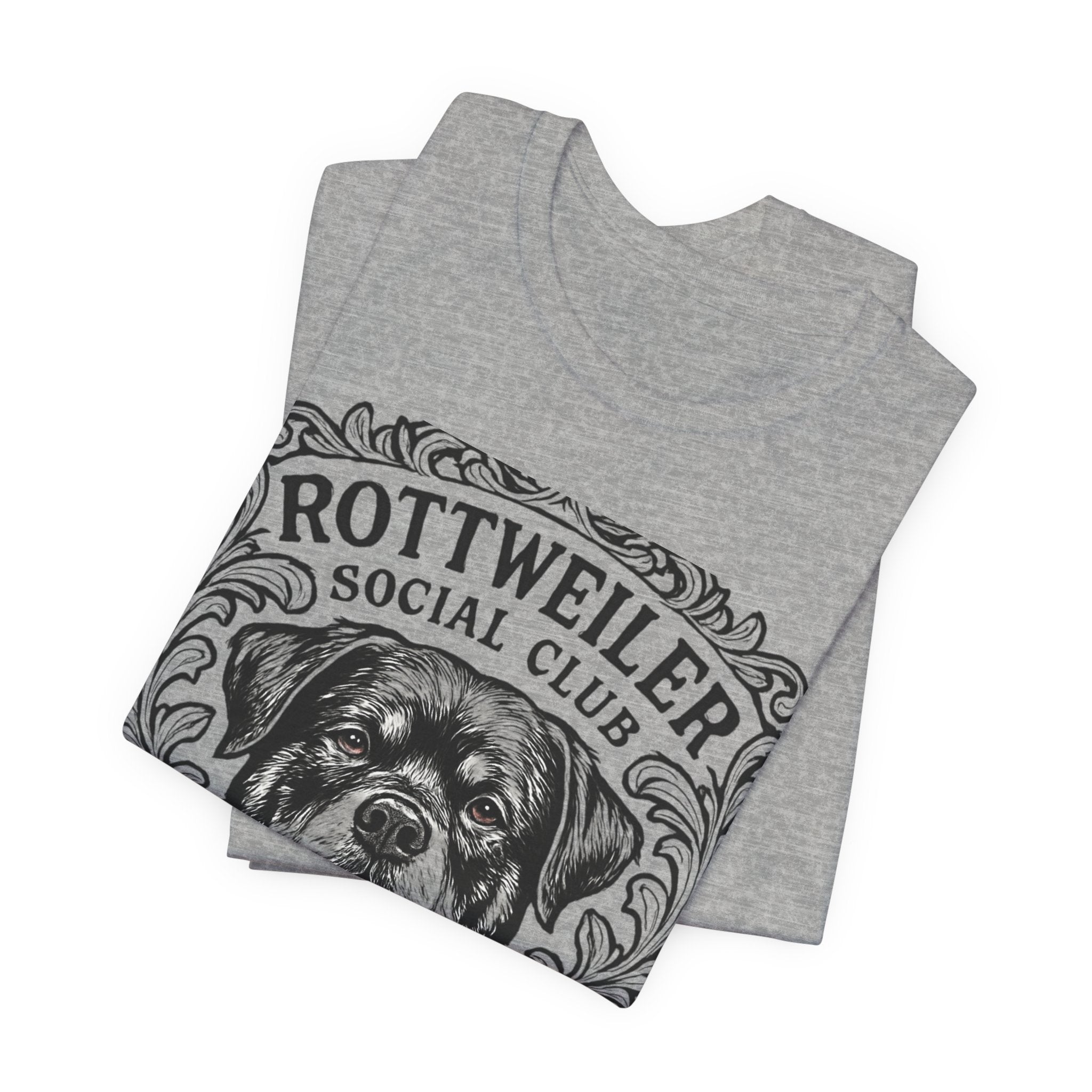 Rottweiler Social Club Tee - Unisex Jersey Short Sleeve T-Shirt for Dog Lovers, Casual Wear, Gift for Pet Owners, Dog Themed Apparel, [...]