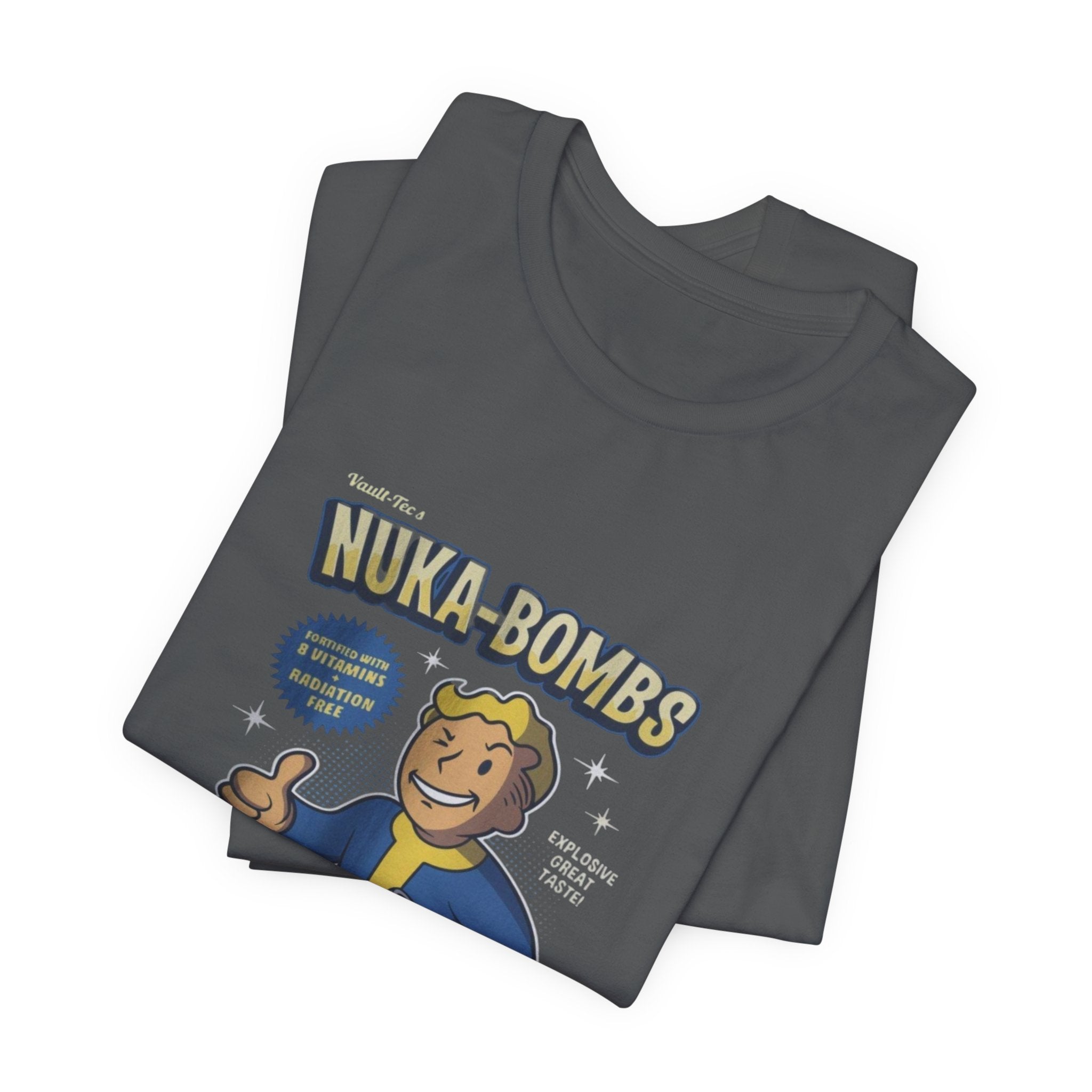 Vault Boy Nuka-Bombs Retro Gamer T‑Shirt, Fallout tee