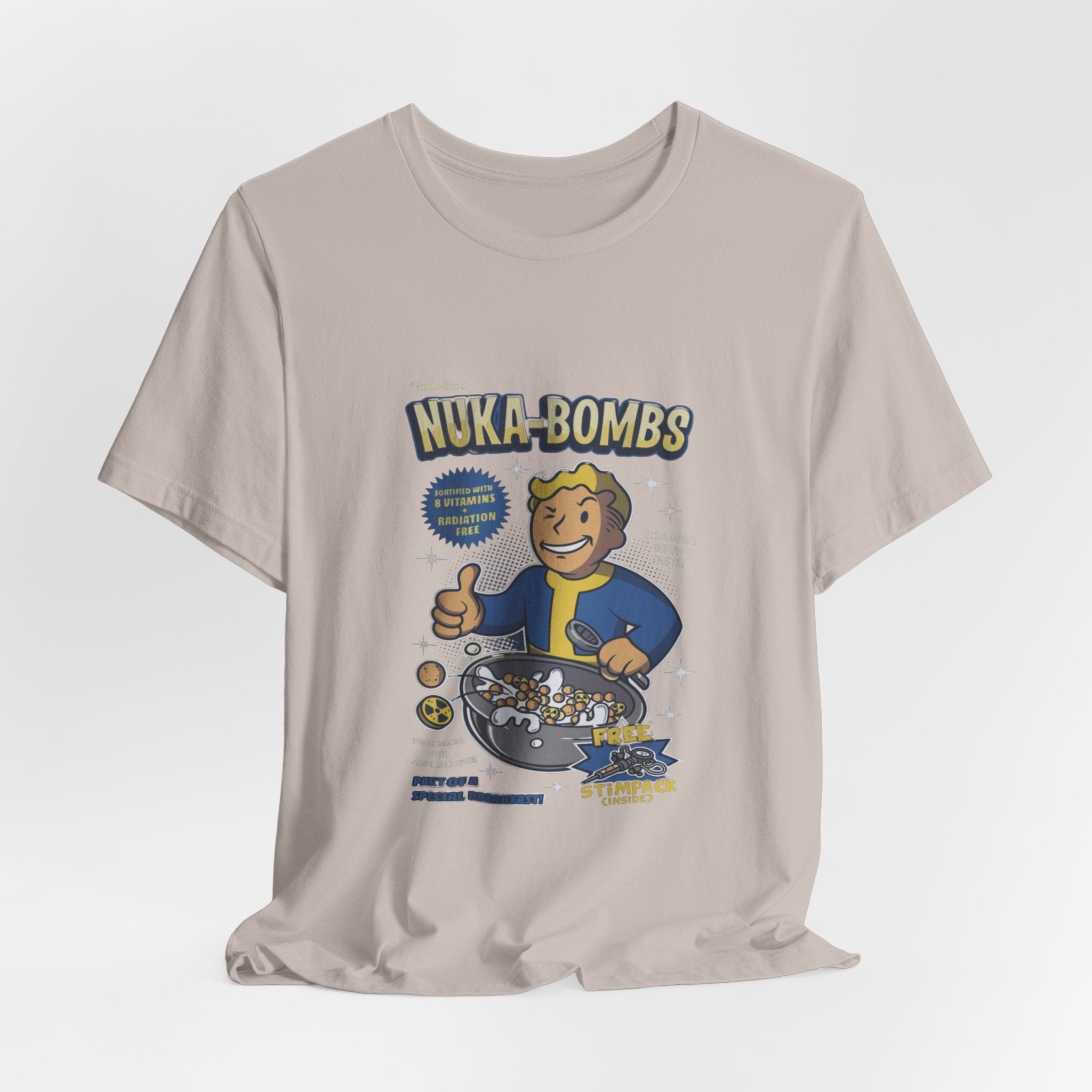 Vault Boy Nuka-Bombs Retro Gamer T‑Shirt, Fallout tee