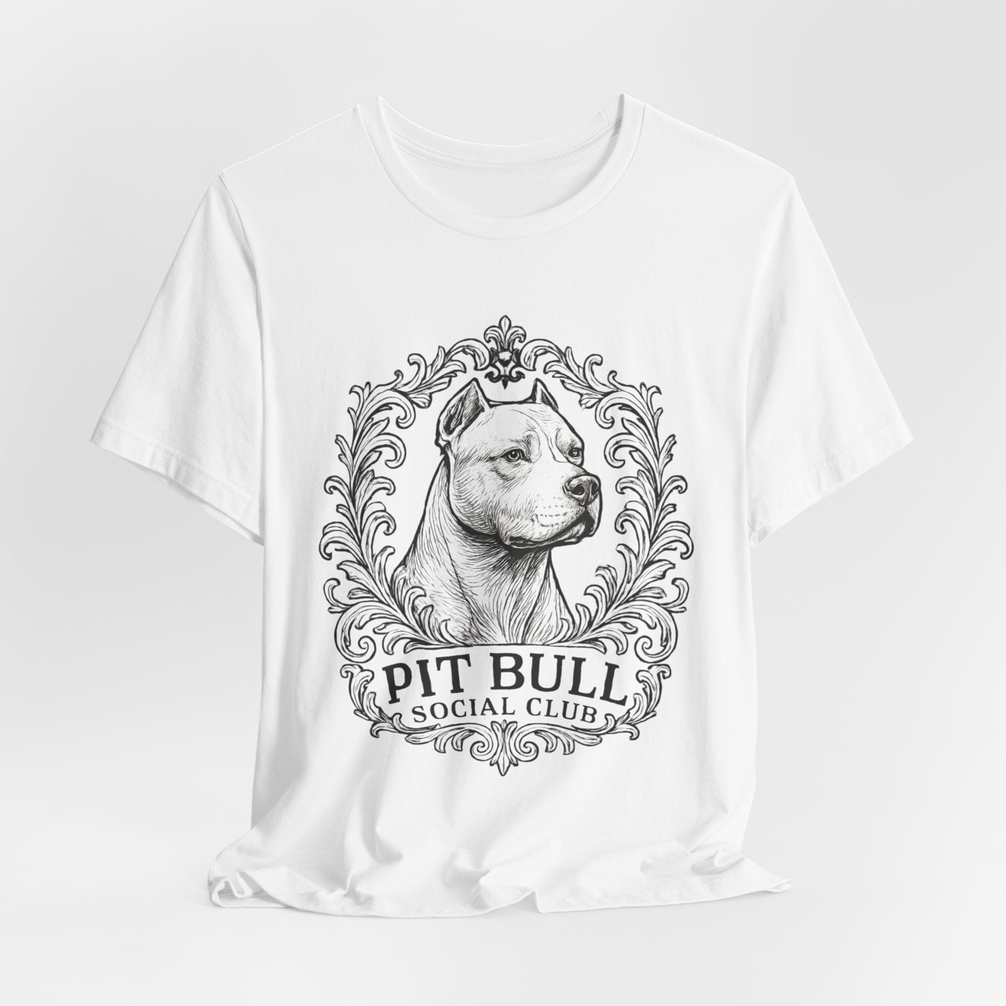 Pit Bull Social Club Tee - Unisex Jersey Short Sleeve Shirt, Dog Lover Gift, Pet Awareness Apparel, Animal Rescue Fundraiser, Casual Wear