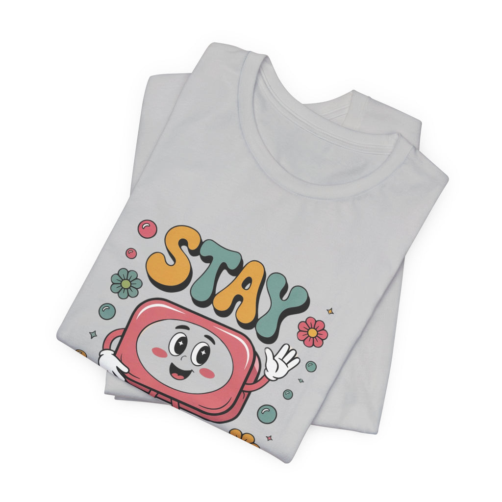 Stay Weird Unisex Jersey Tee - Fun Casual Fashion, Unique Gift, Friendship, Self-Expression, Cool Graphic Shirt