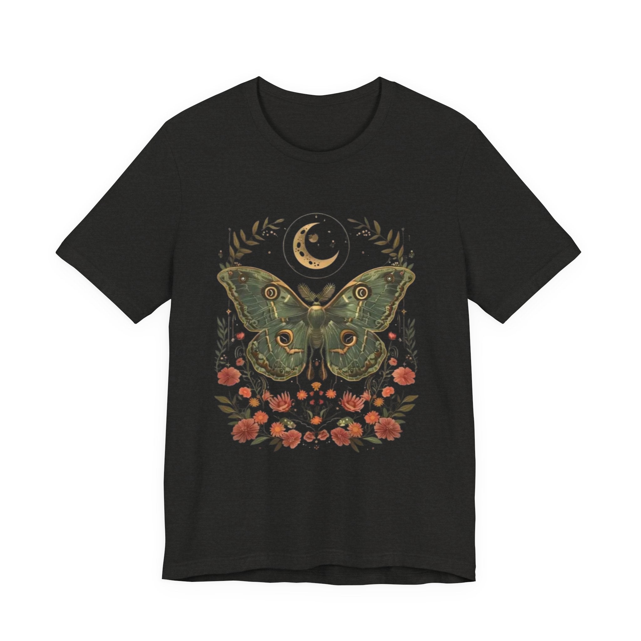 Mystical Butterfly Graphic Tee | Astrology T-Shirt, Nature Lover Gift, Unisex Short Sleeve, Boho Aesthetic, Unique Fashion