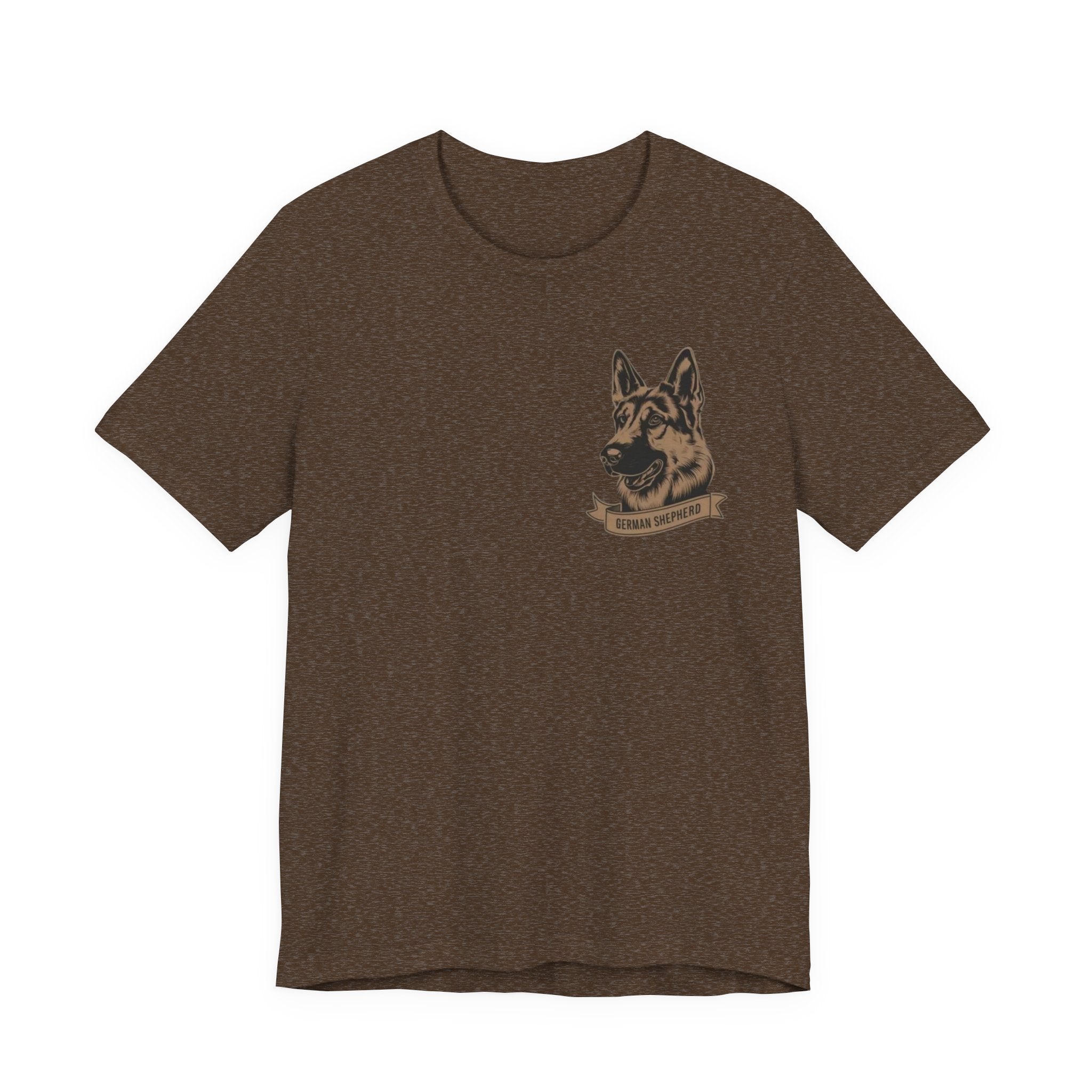 German Shepherd Portrait Tee — "Best Friend" Vintage Dog T-Shirt