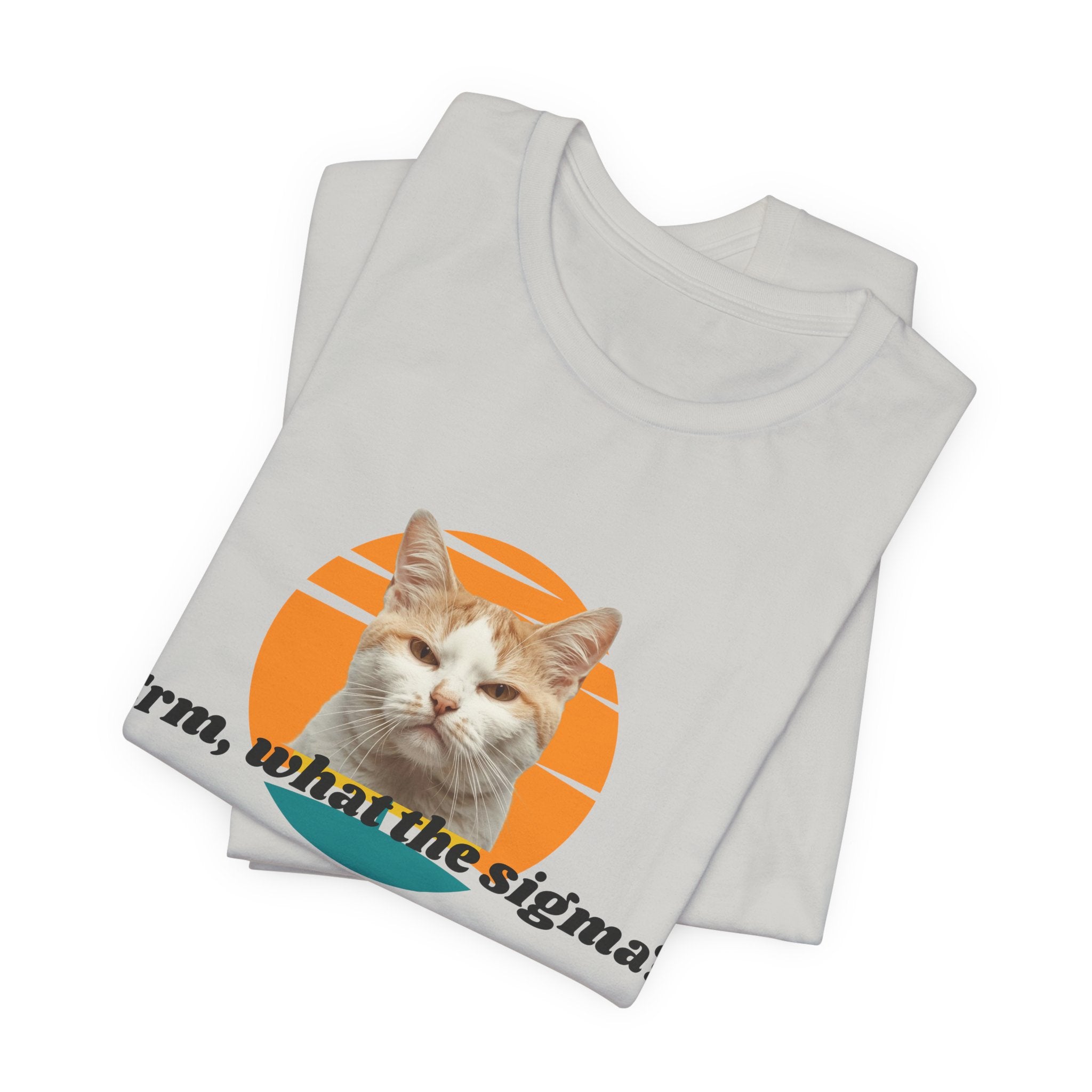 Grumpy Cat Sunset Graphic Tee | "Erm, what the sigma?" Text