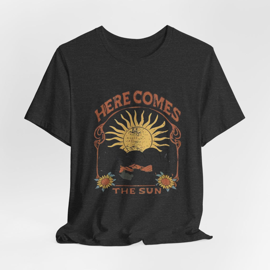 Here Comes The Sun t-shirt | Vintage Sunflower Graphic Tee