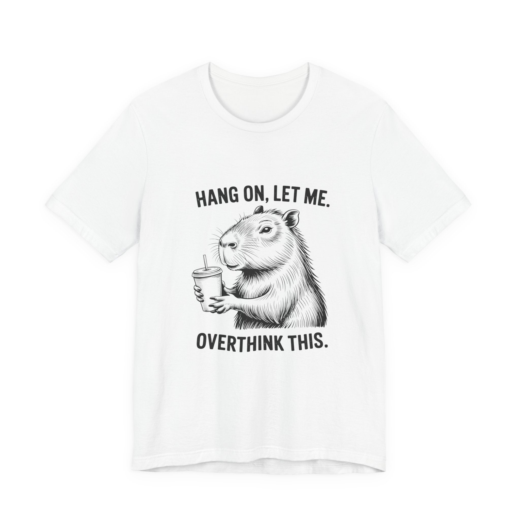 Overthink This Funny Capybara Tee, Humorous Unisex T-Shirt, Chill Gift for Friends, Perfect for Relaxed Daywear, Great for Birthdays, [...]