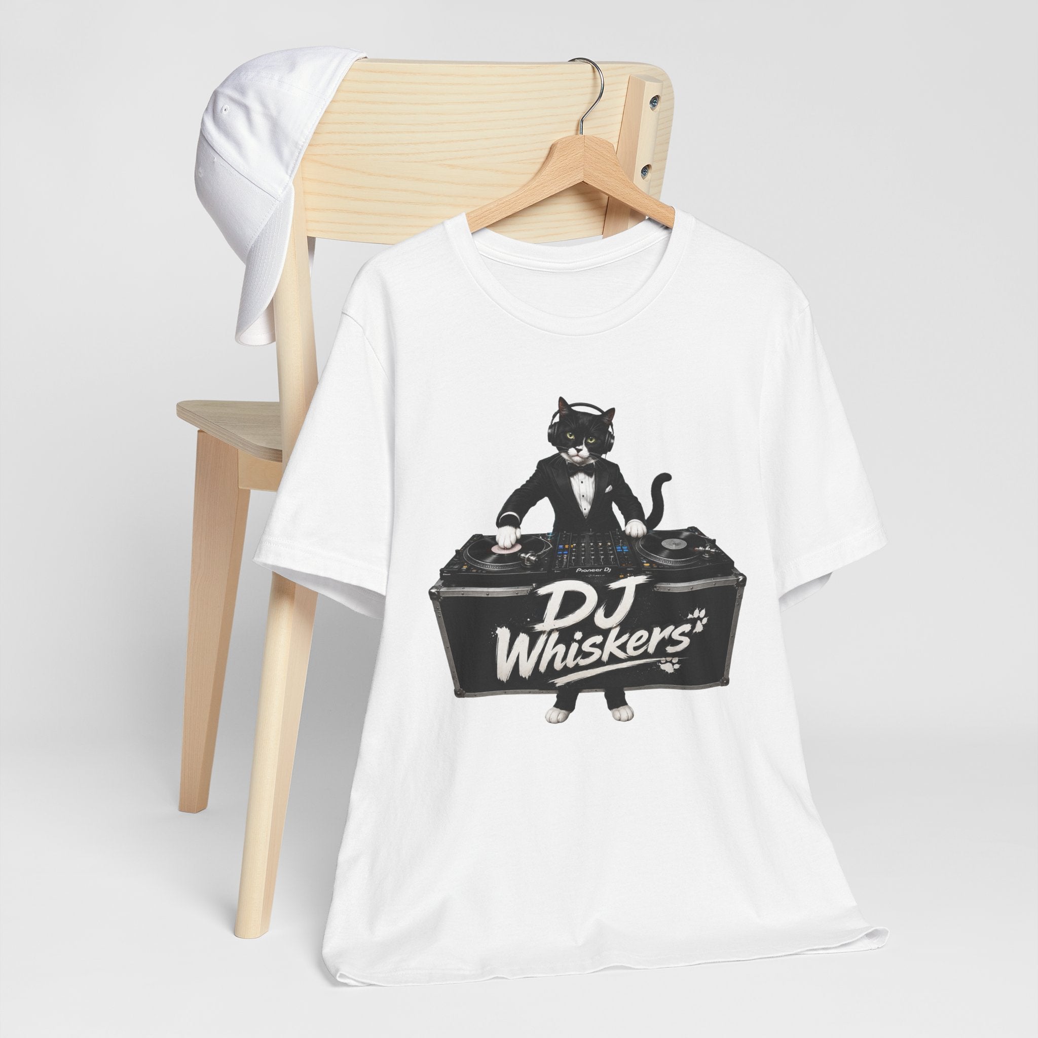 DJ Whiskers Cat DJ T-Shirt