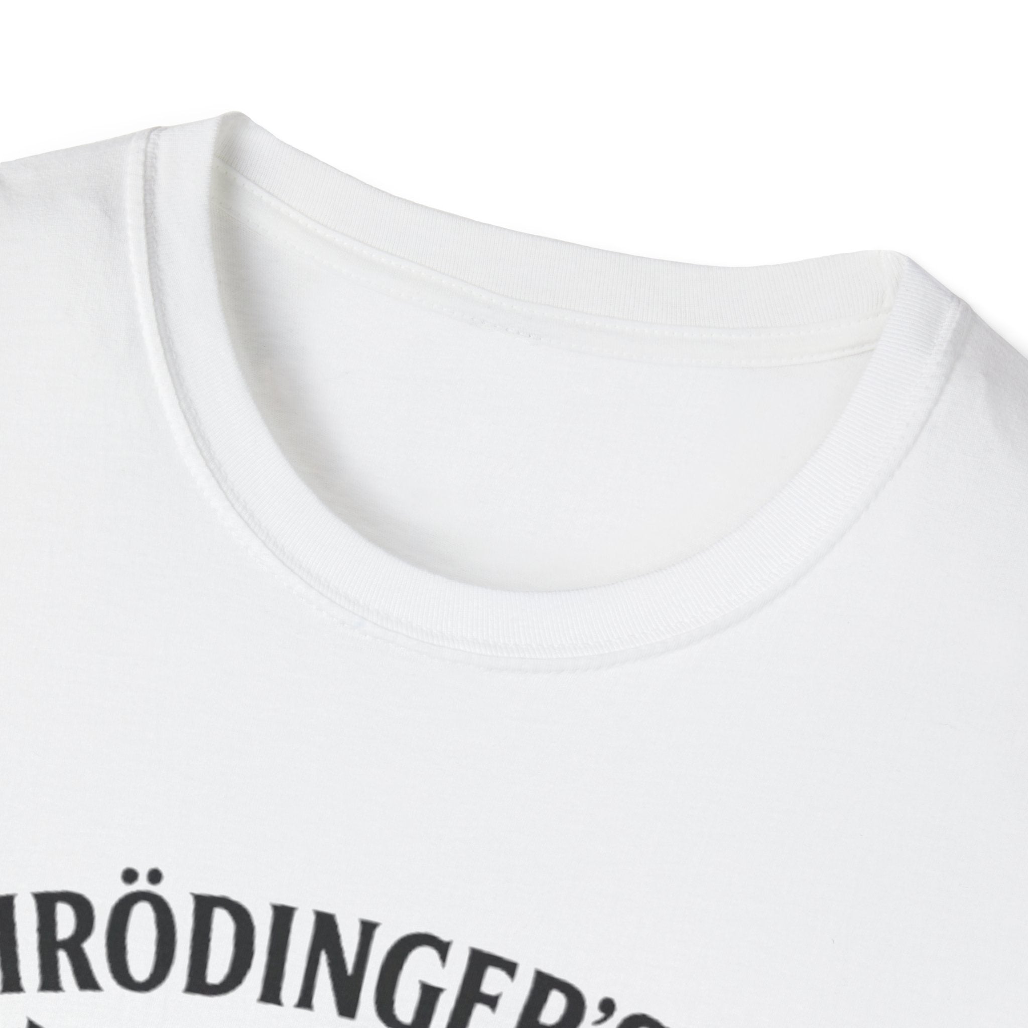 Schrödinger's Cat Funny T-Shirt — Double Split Experiment Cat Tee