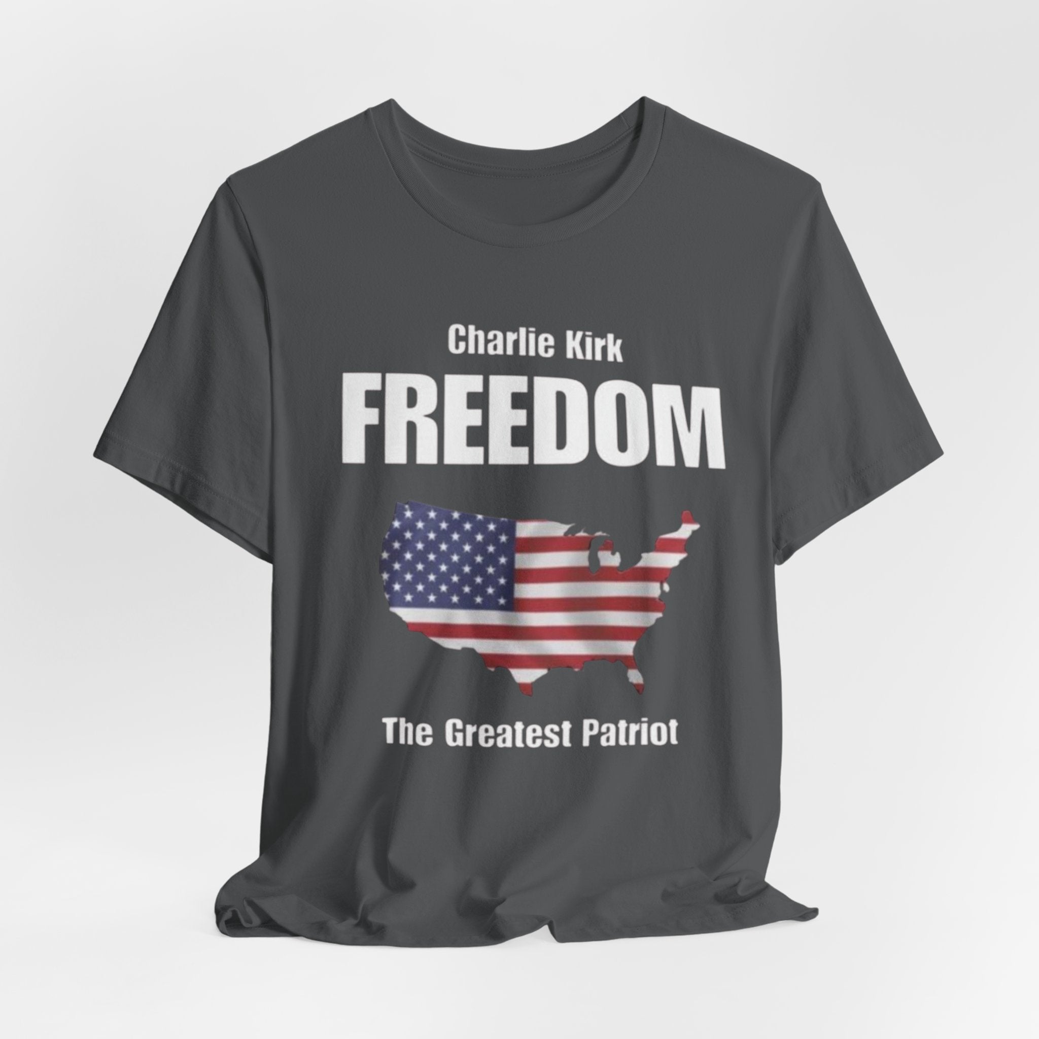 Patriotic Freedom Tee, Unisex Jersey T-Shirt, American Flag Shirt, Independence Day Gift, Memorial Day Apparel, Politically-Themed Shirt