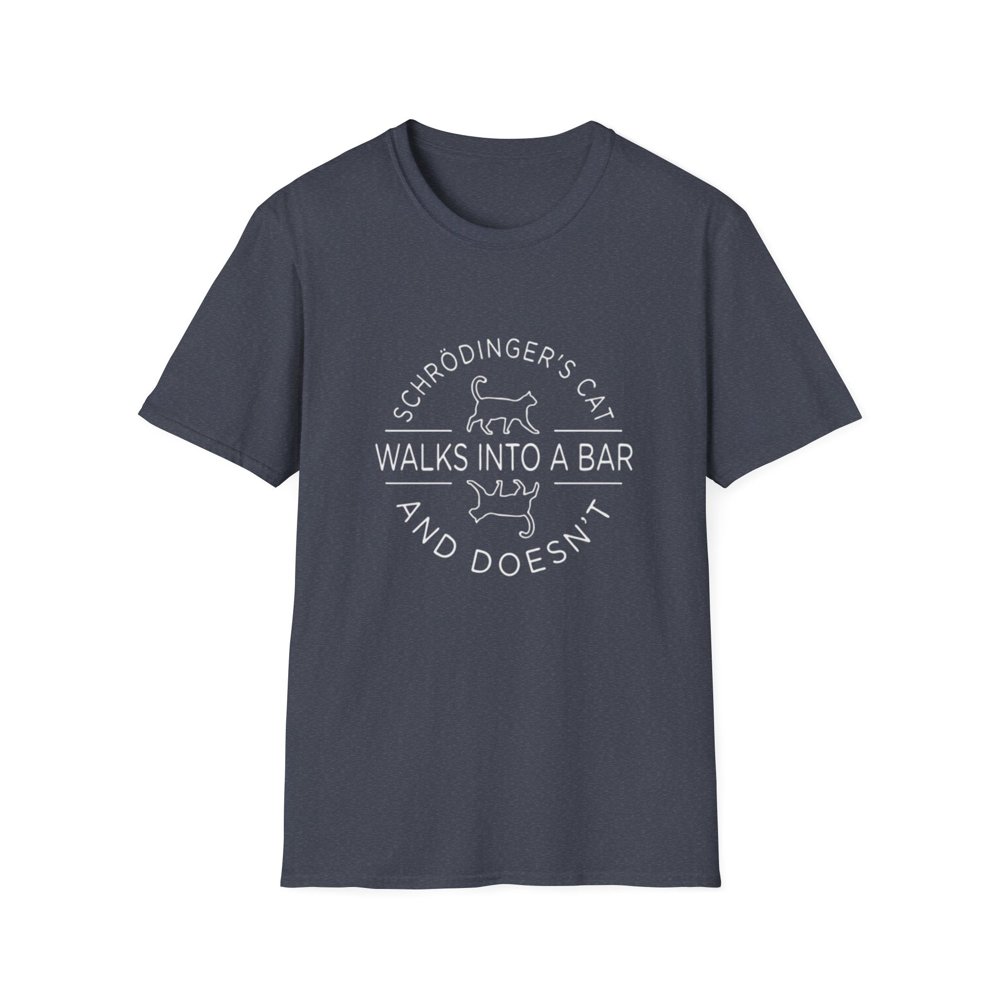 Schrodinger's Cat Science Tee, T-Shirt | Funny Cat Physics Shirt
