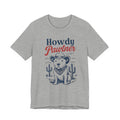 Howdy Pawtner Dog Cowboy Tee | Pit bull tee,Western Cactus Puppy Illustration