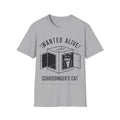 Schrodinger's Cat Science Unisex Softstyle T-Shirt, Quantum Super Position Funny Cat Shirt, Gift for Science Lovers, Physics Tee, Geeky